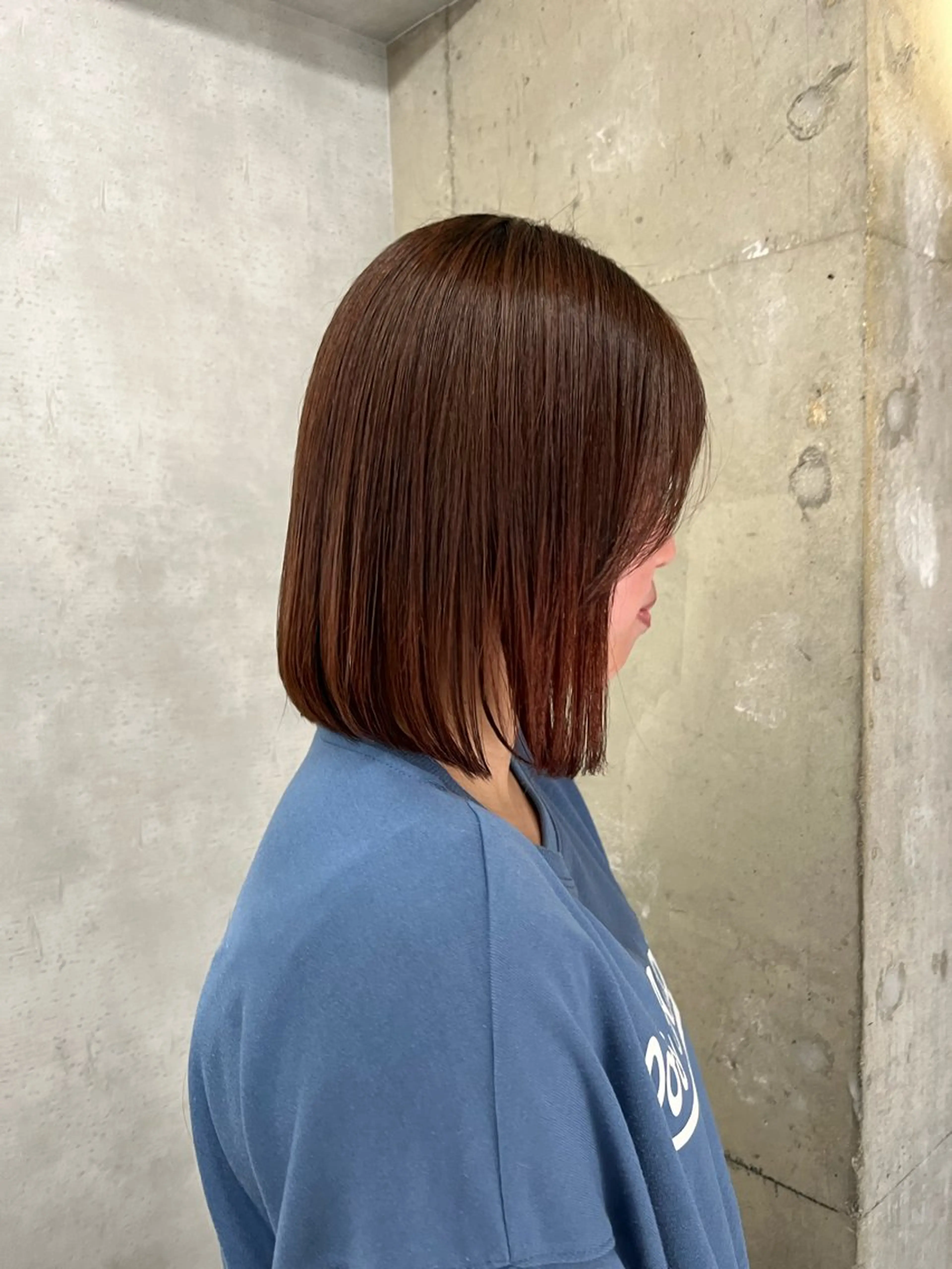 ミディアム パーマ ストレートパーマ anon Loemのヘアスタイル