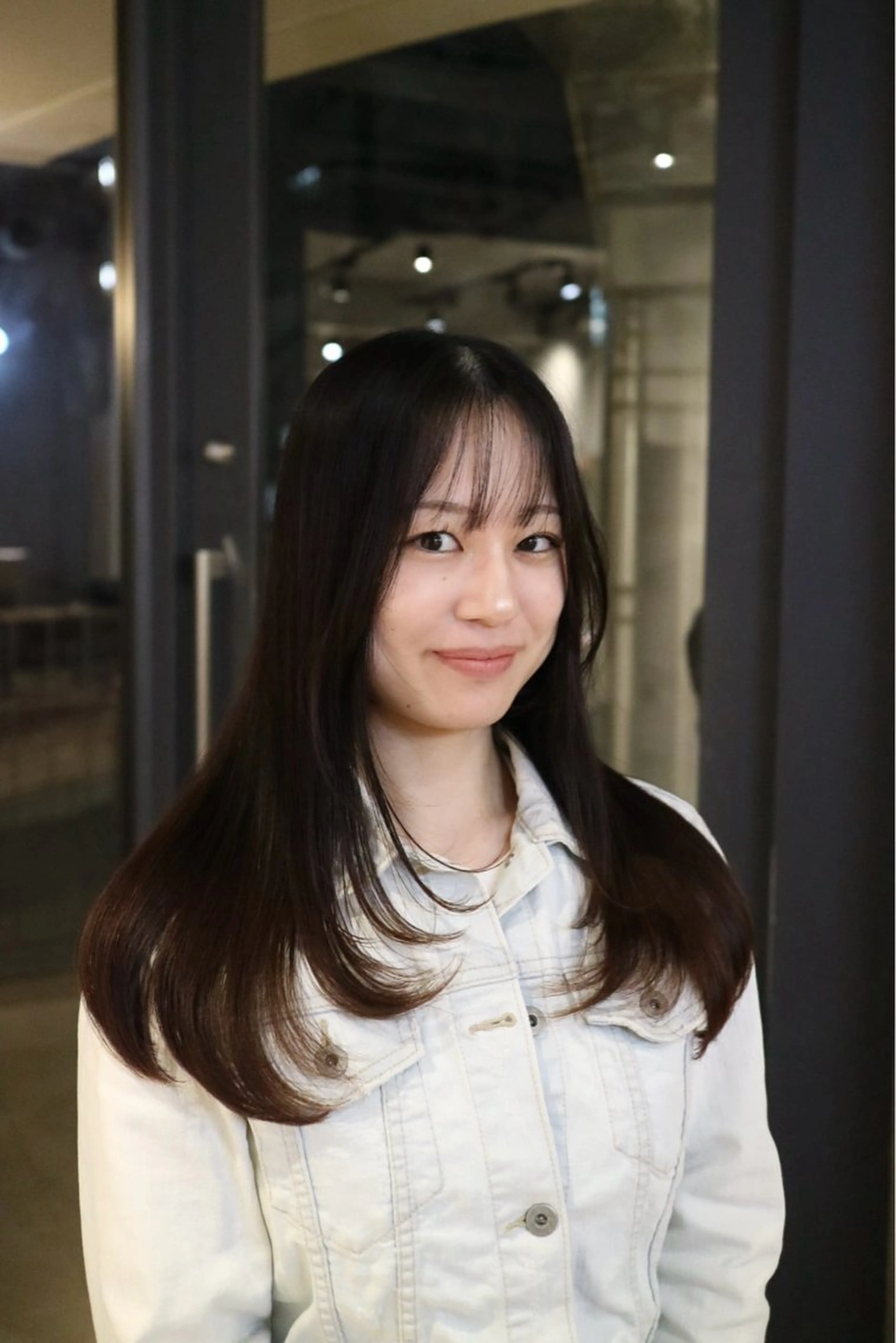 ロング 韓国風ヘア レイヤーカット レイヤー/コテ巻き風 kanohaのヘアスタイル