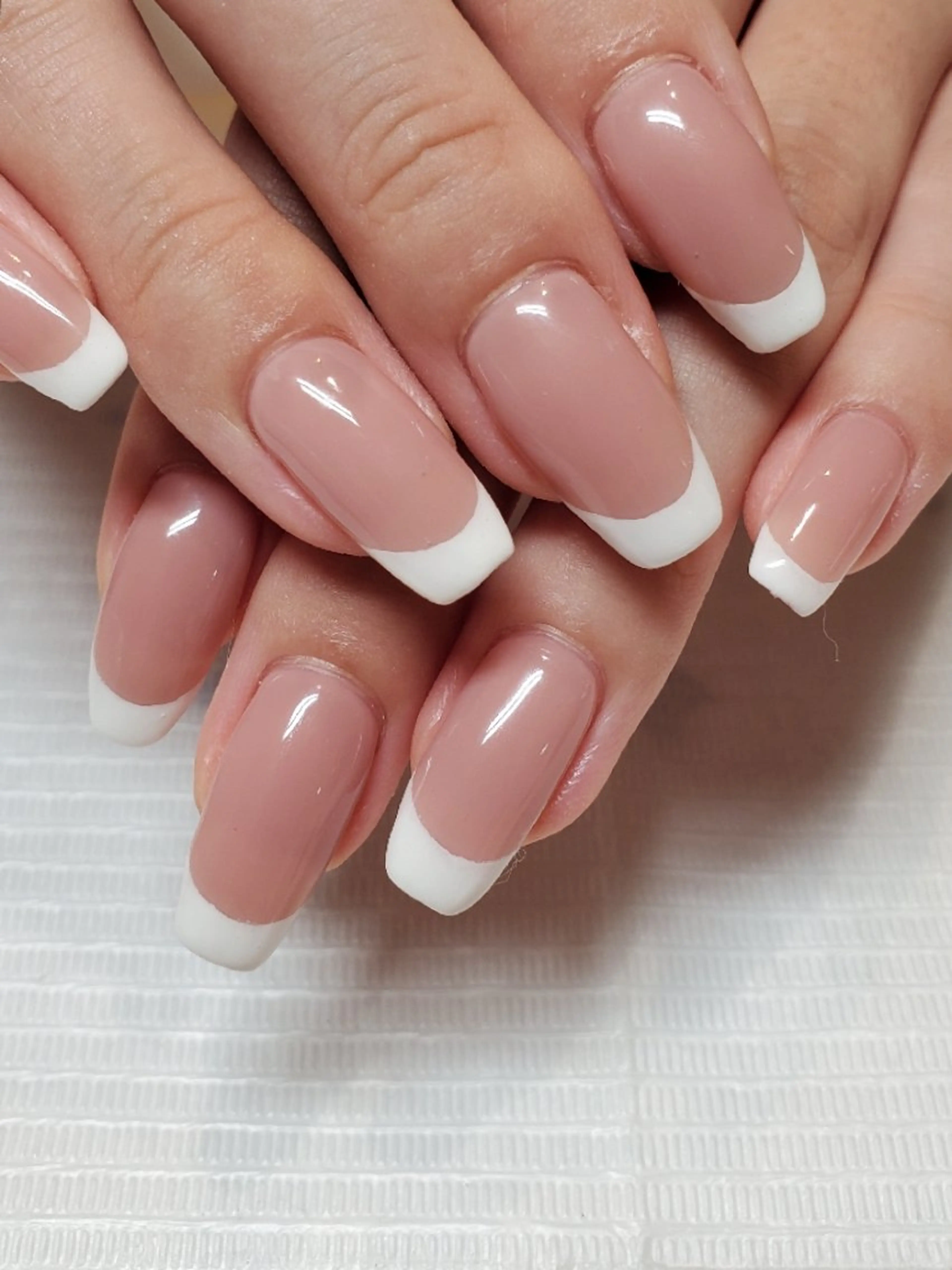 【練習モデル】 ୨୧オフあり୨୧ *Color French* ※ベースカラー追加+220円※の写真