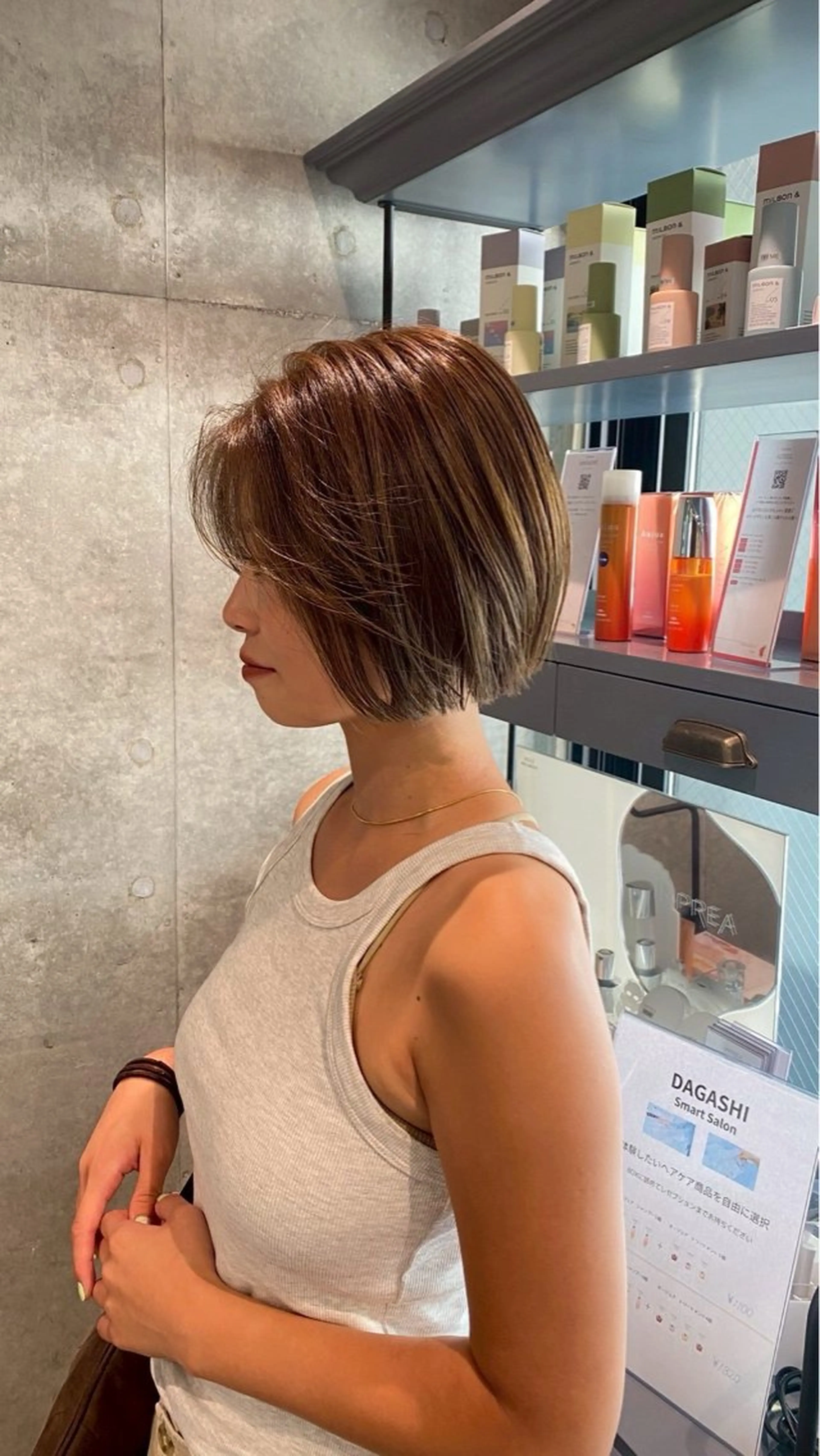カラー sato akiraのヘアスタイル