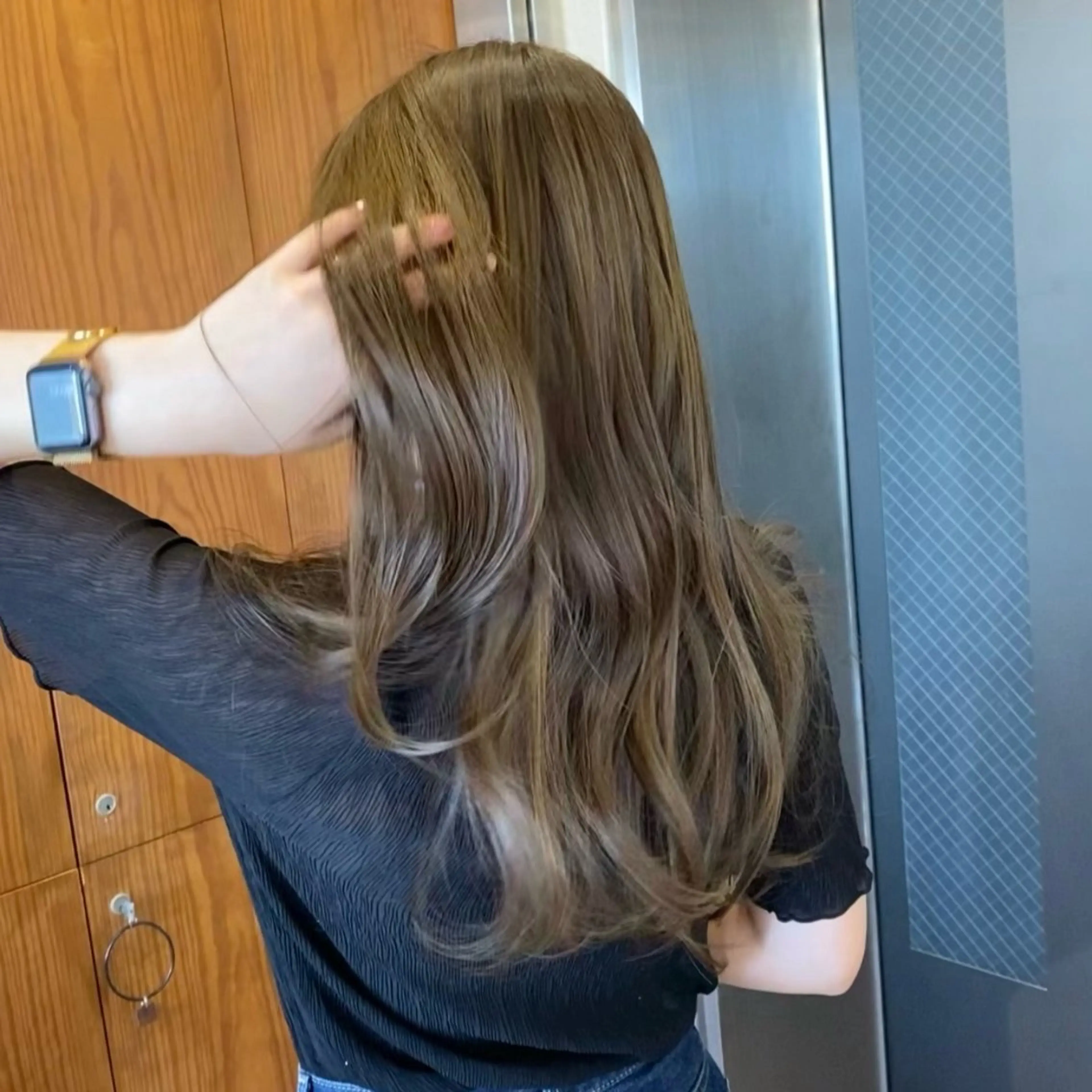 ロング カラー カット ヘアカラー トリートメント 🥣 hashi 🛋️のヘアスタイル