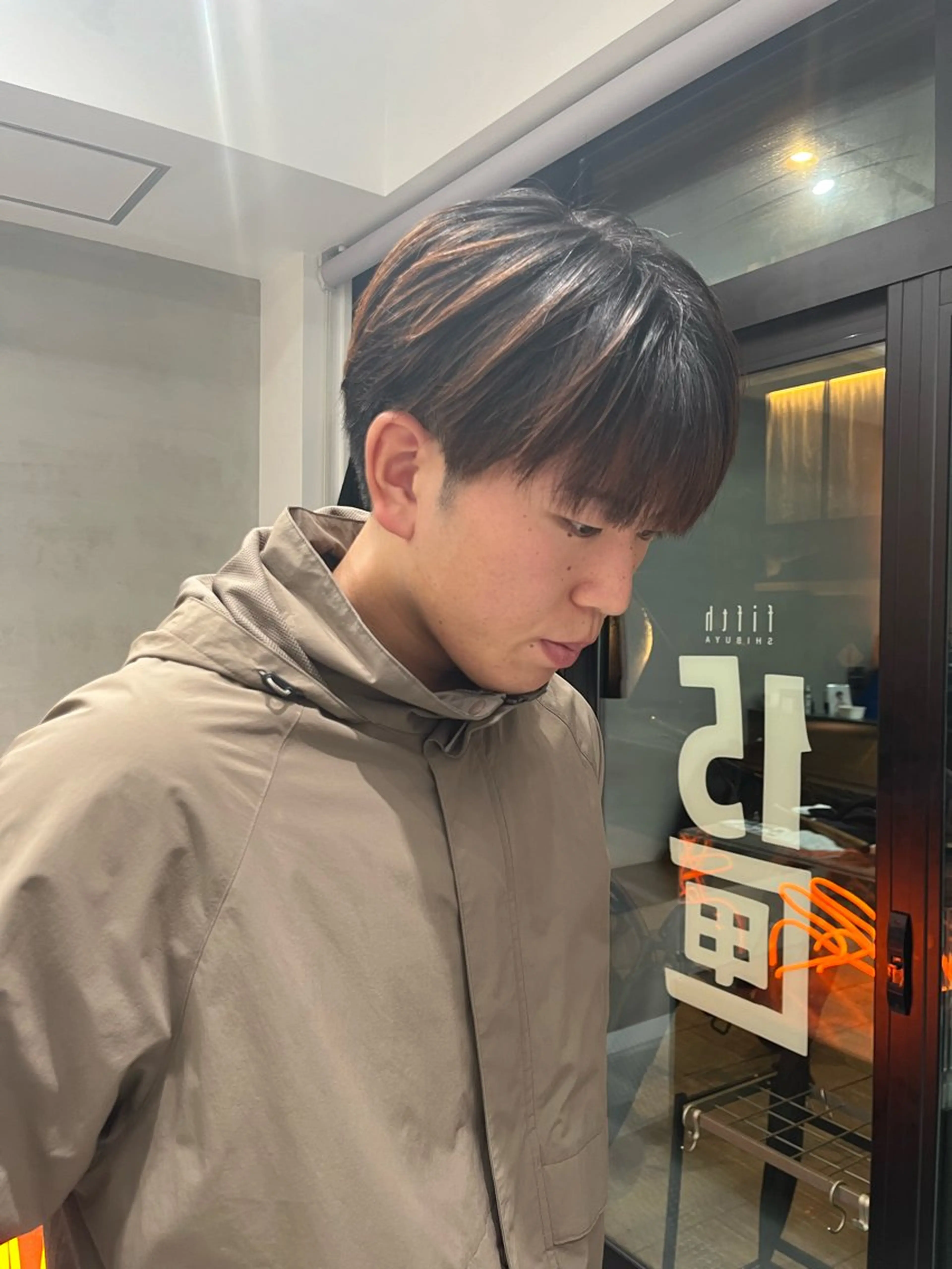 パーマ メンズ カット パーマ fifth 桐山 蒼史のヘアスタイル