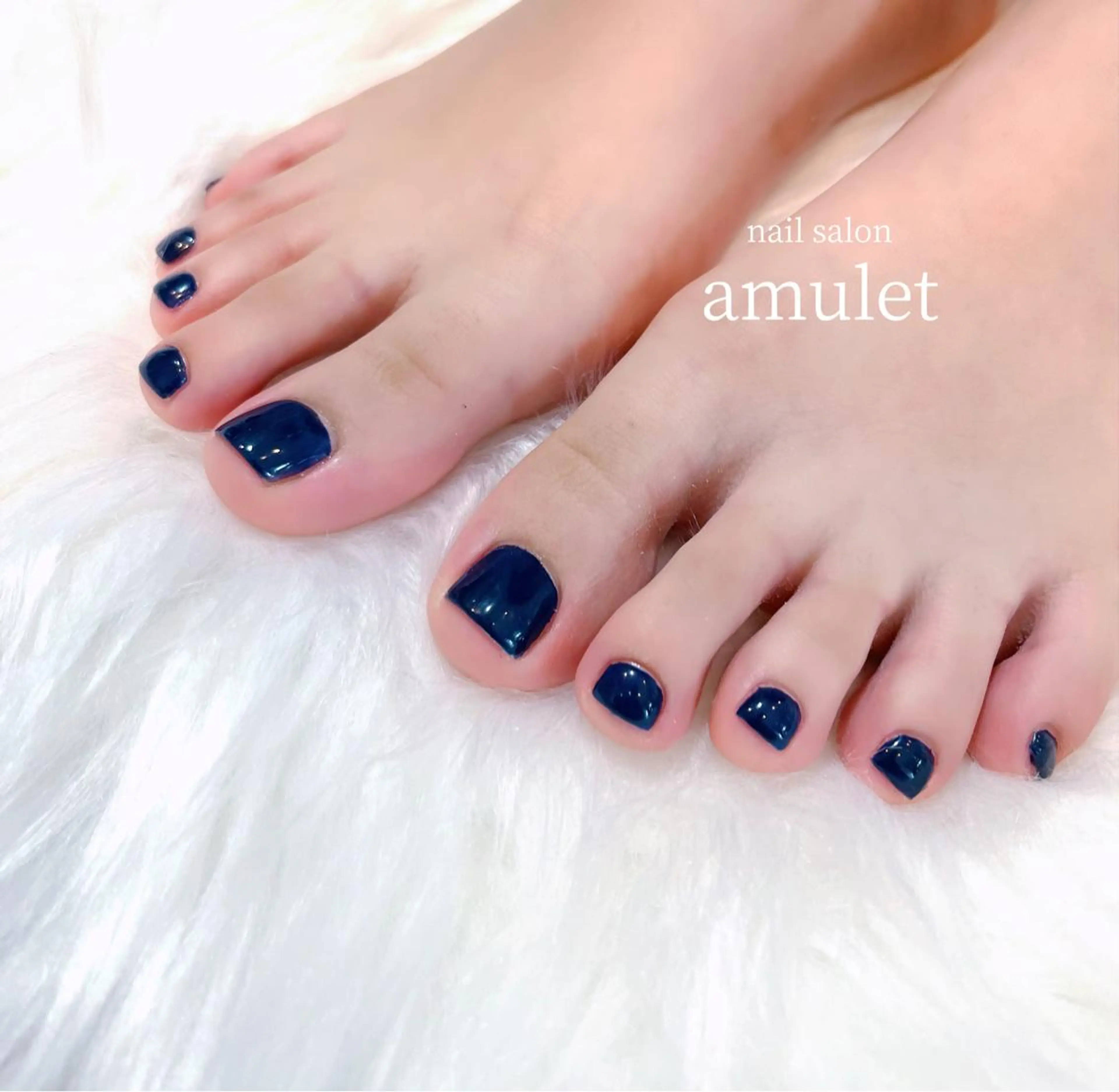 🤍フットワンカラーorラメ（他店オフ＋1000）の写真