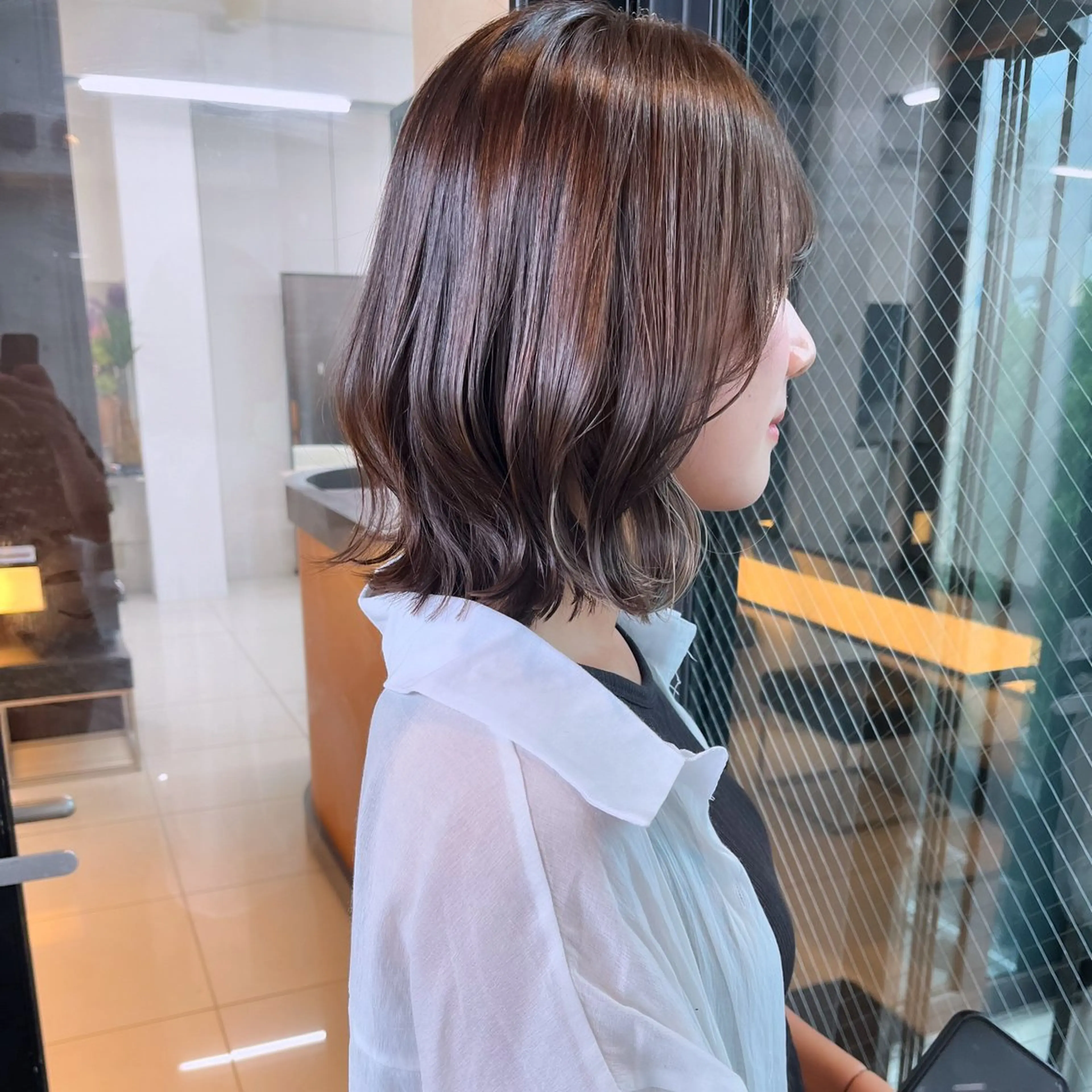 似合わせカット&ケアカラー&2stepトリートメントの写真