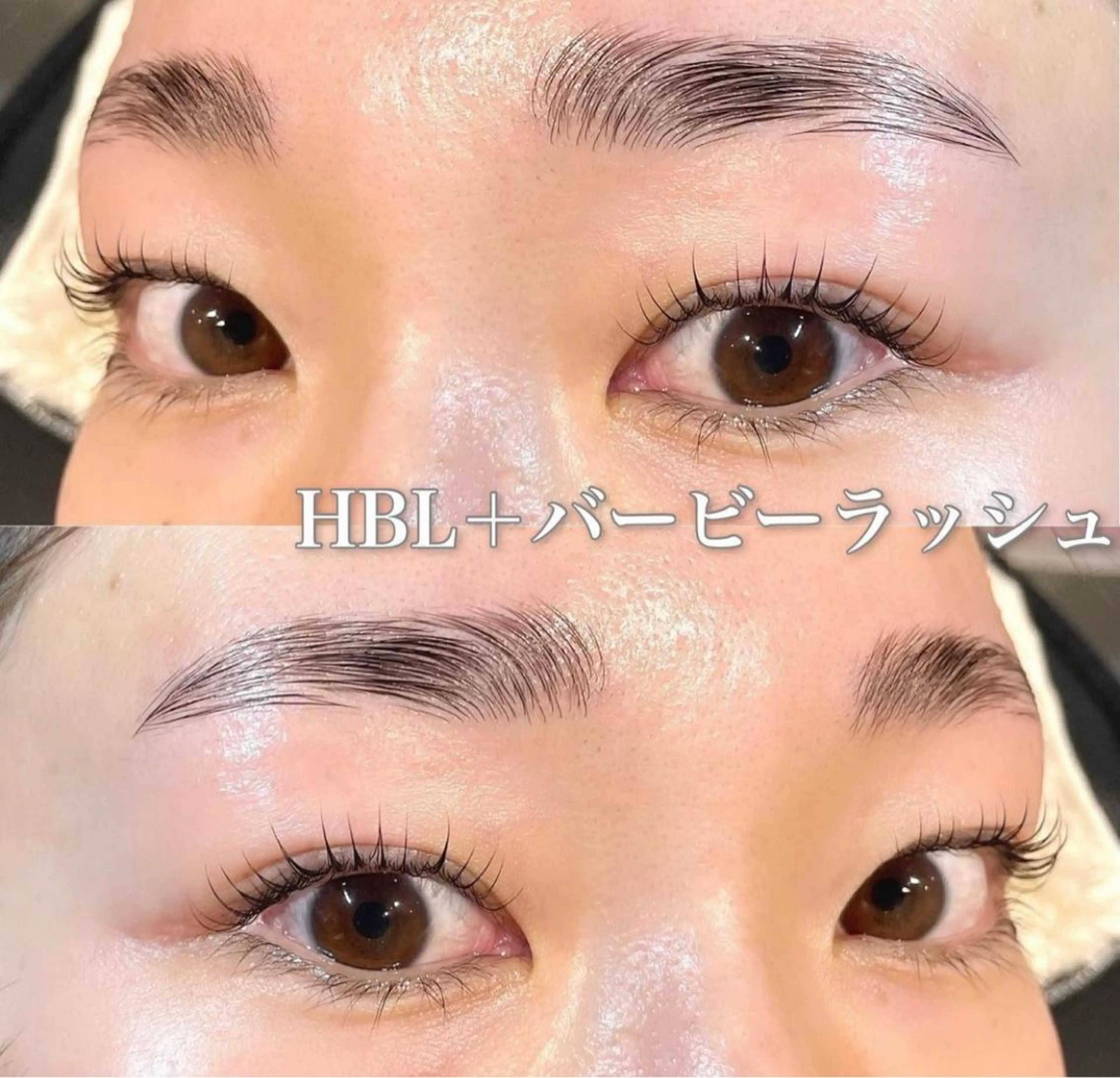 マツエク・マツパ アイブロウ 松永 夏のヘアスタイル