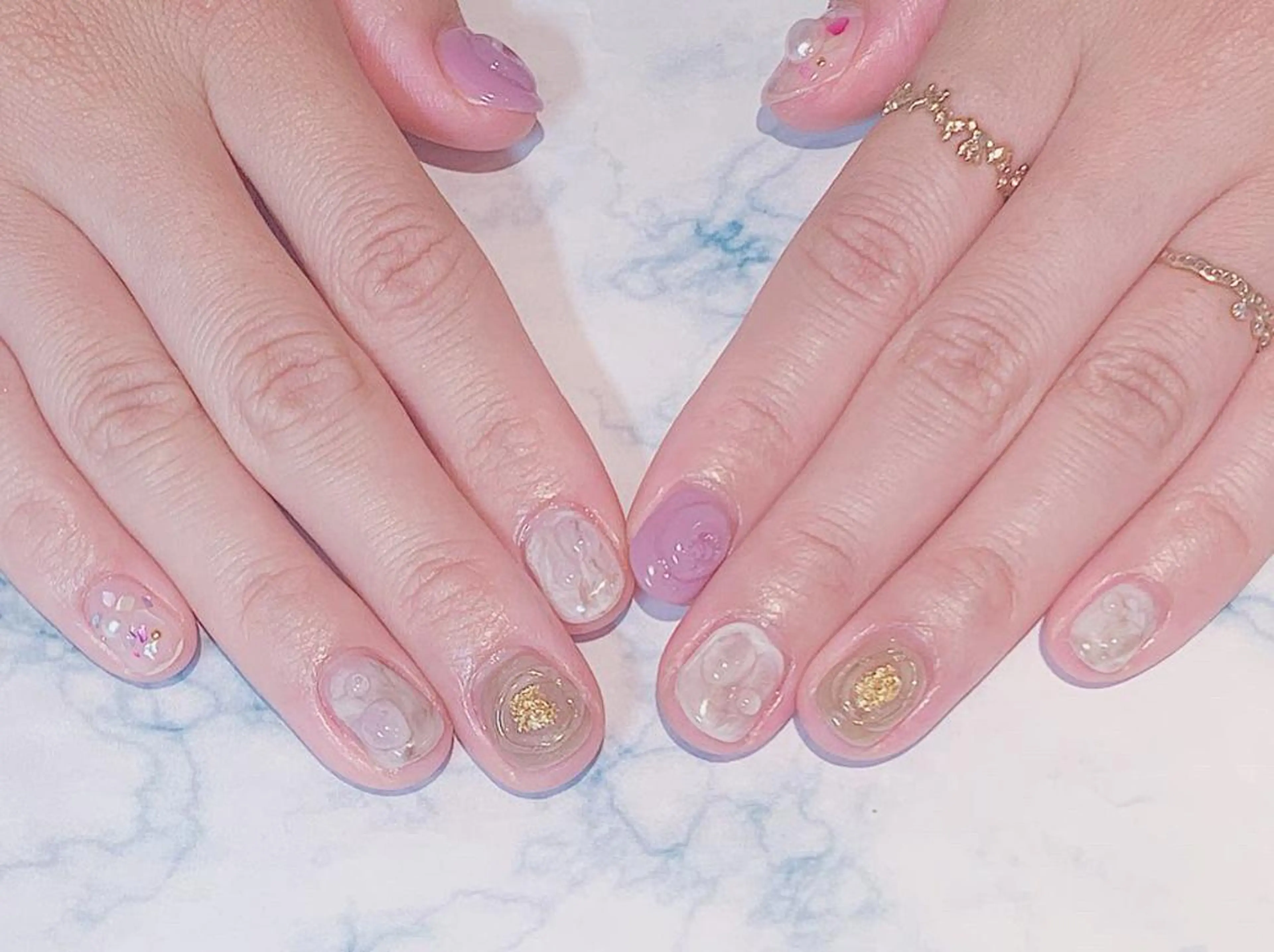 ネイル ハンドネイル LUKE所属・もとまつ さちこのネイルデザイン