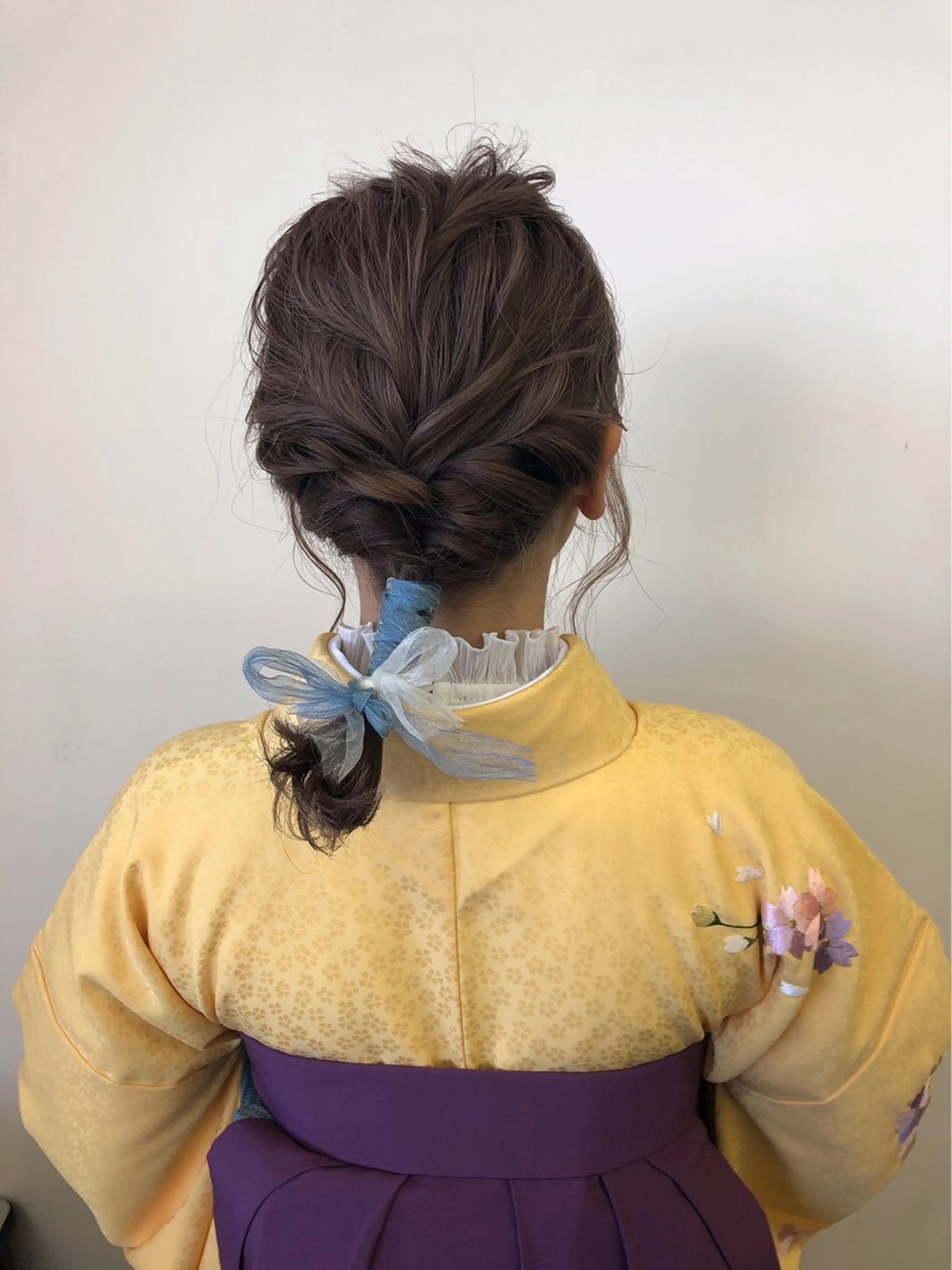 セミロング ヘアアレンジ ヘアセット 韓国風パーマ/ヘア セット/店長みづきのヘアスタイル