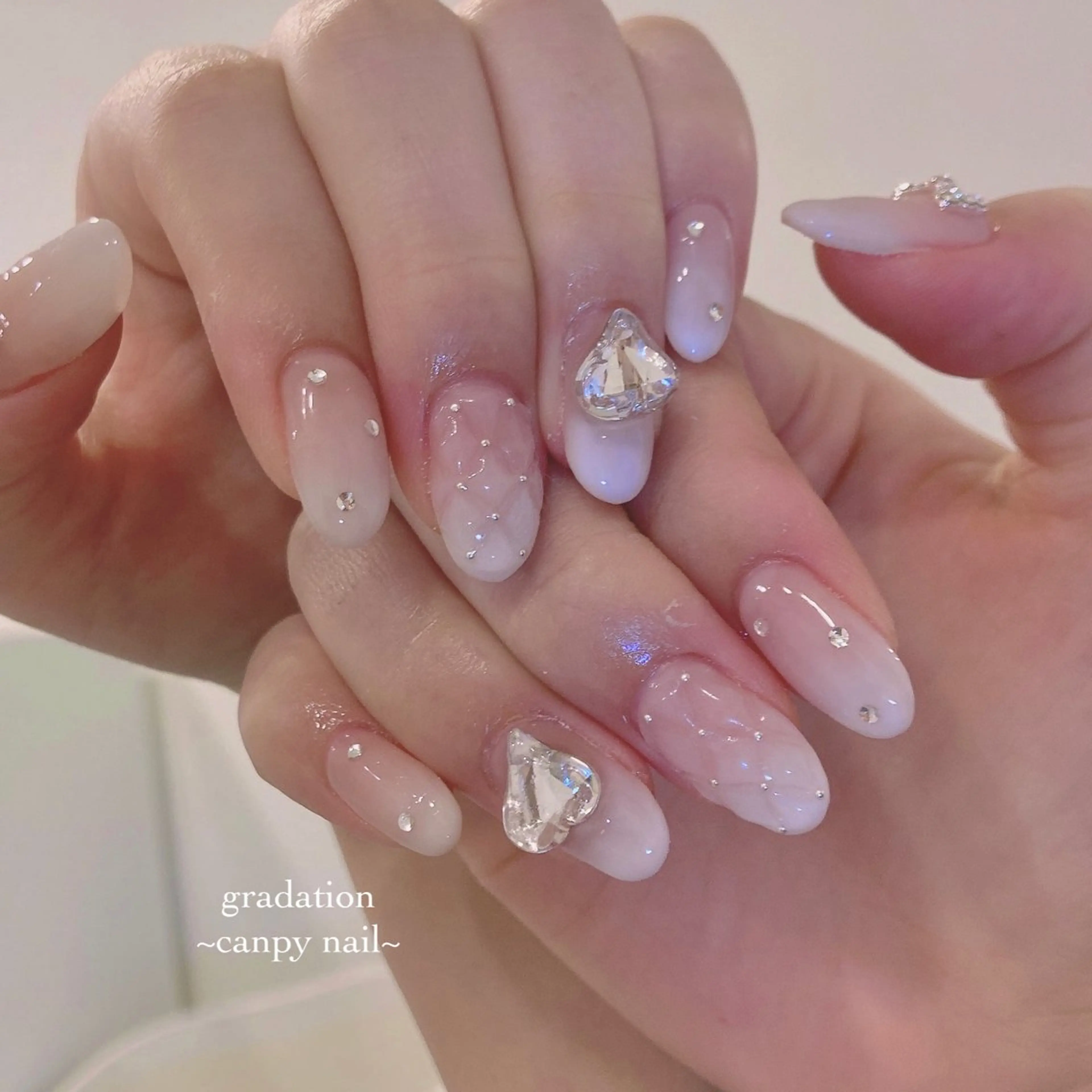 ネイル ハンドネイル 韓国ネイル/ワンホン ネイル🎀表参道3分のネイルデザイン