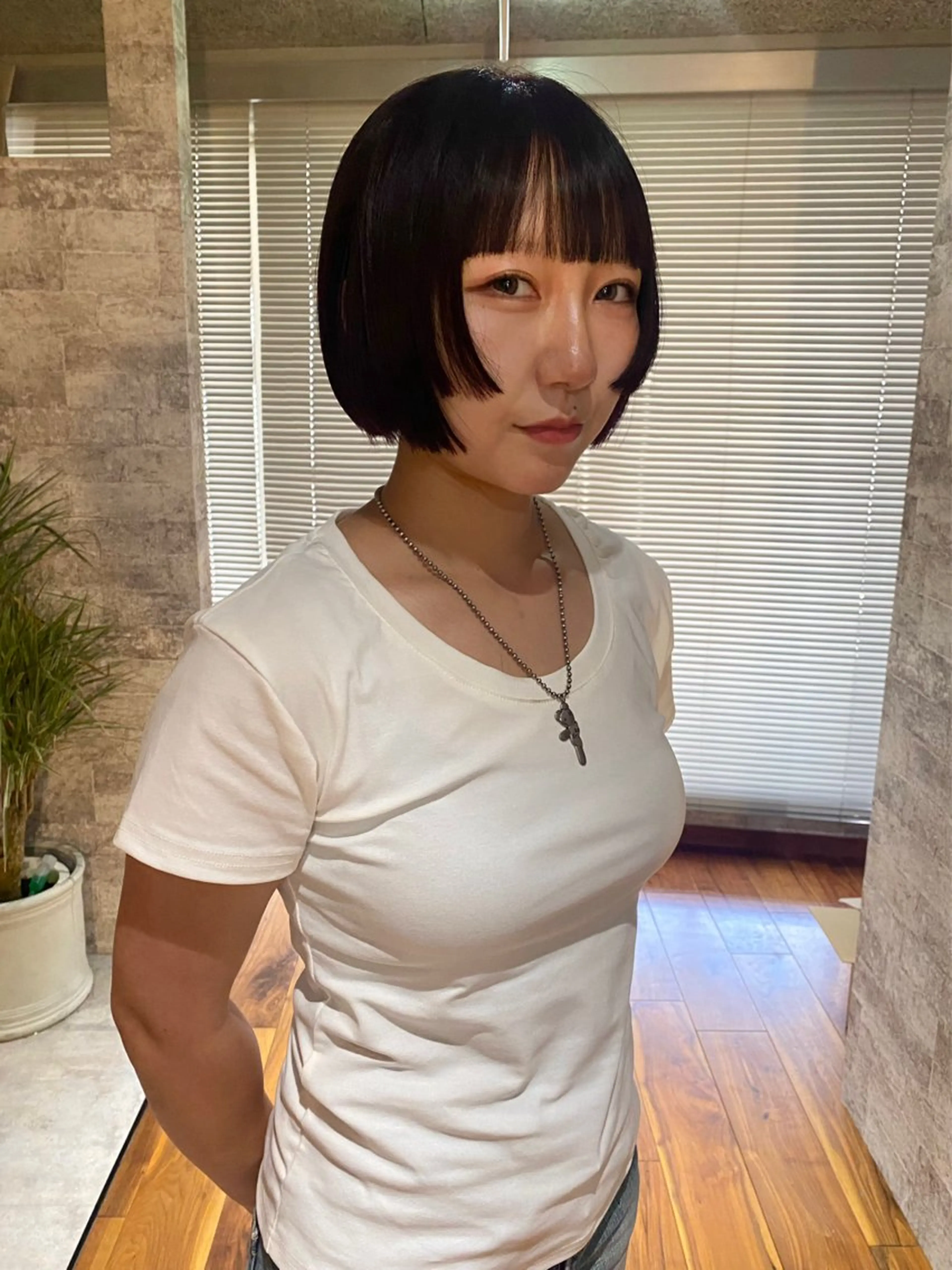 ショート カラー ボブ カット ヘアカラー トリートメント mai / linoah˚✧のヘアスタイル