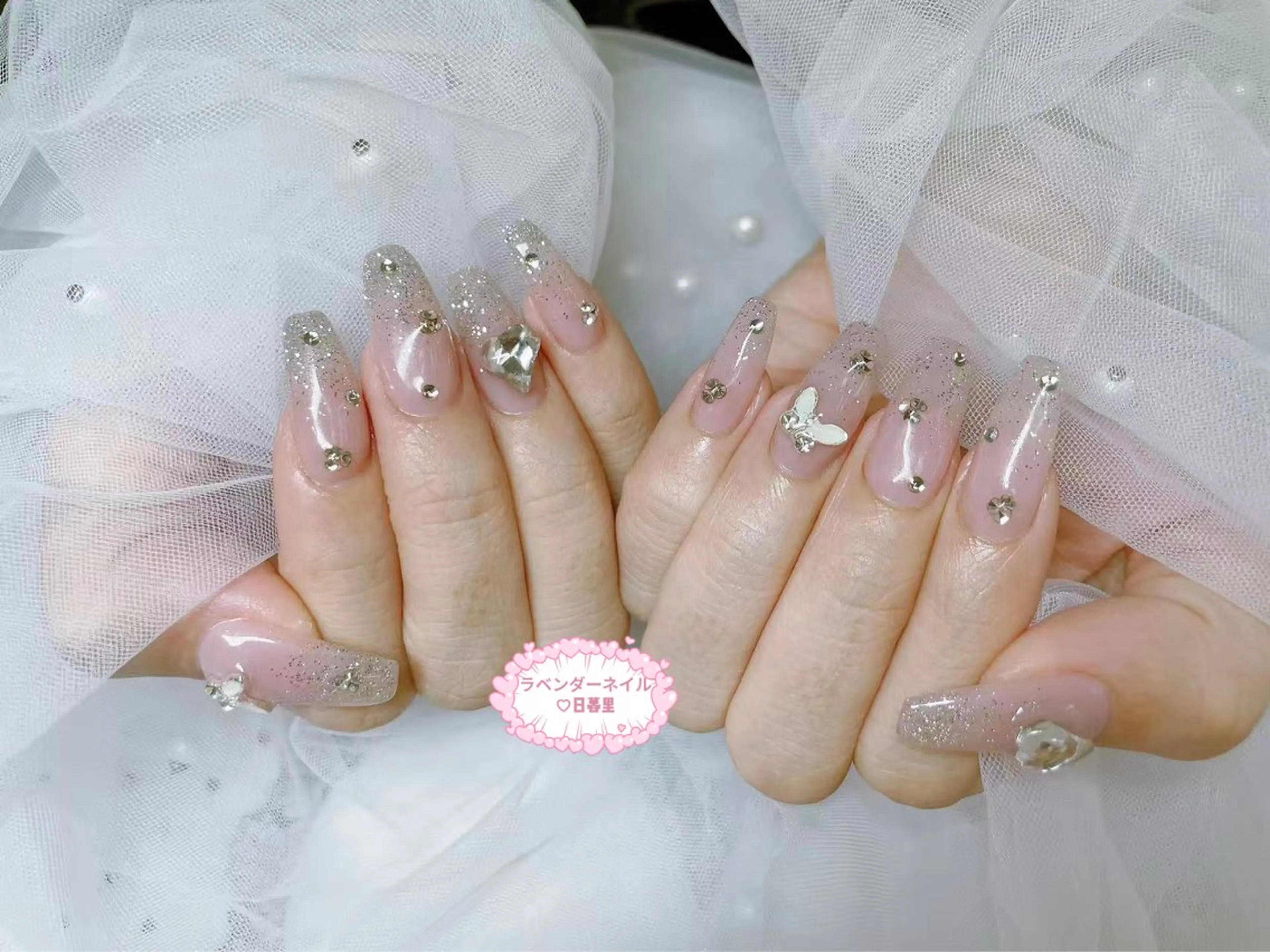 ネイル ラベンダー💖日暮里 ルル💖ネイルのネイルデザイン