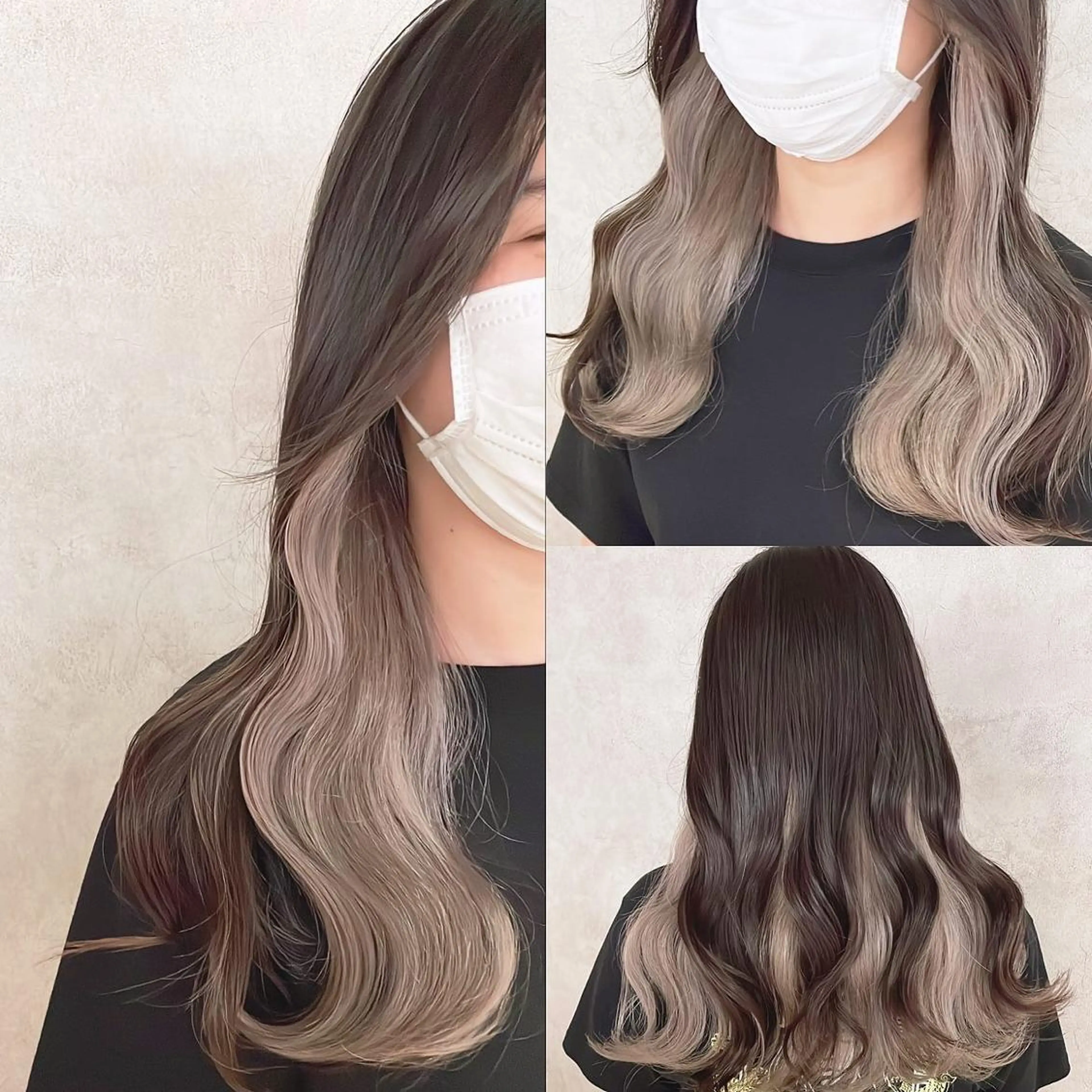 カラー ヘアカラー トリートメント 渋谷:インナーカラー ／🍒エリカ🍒のヘアスタイル