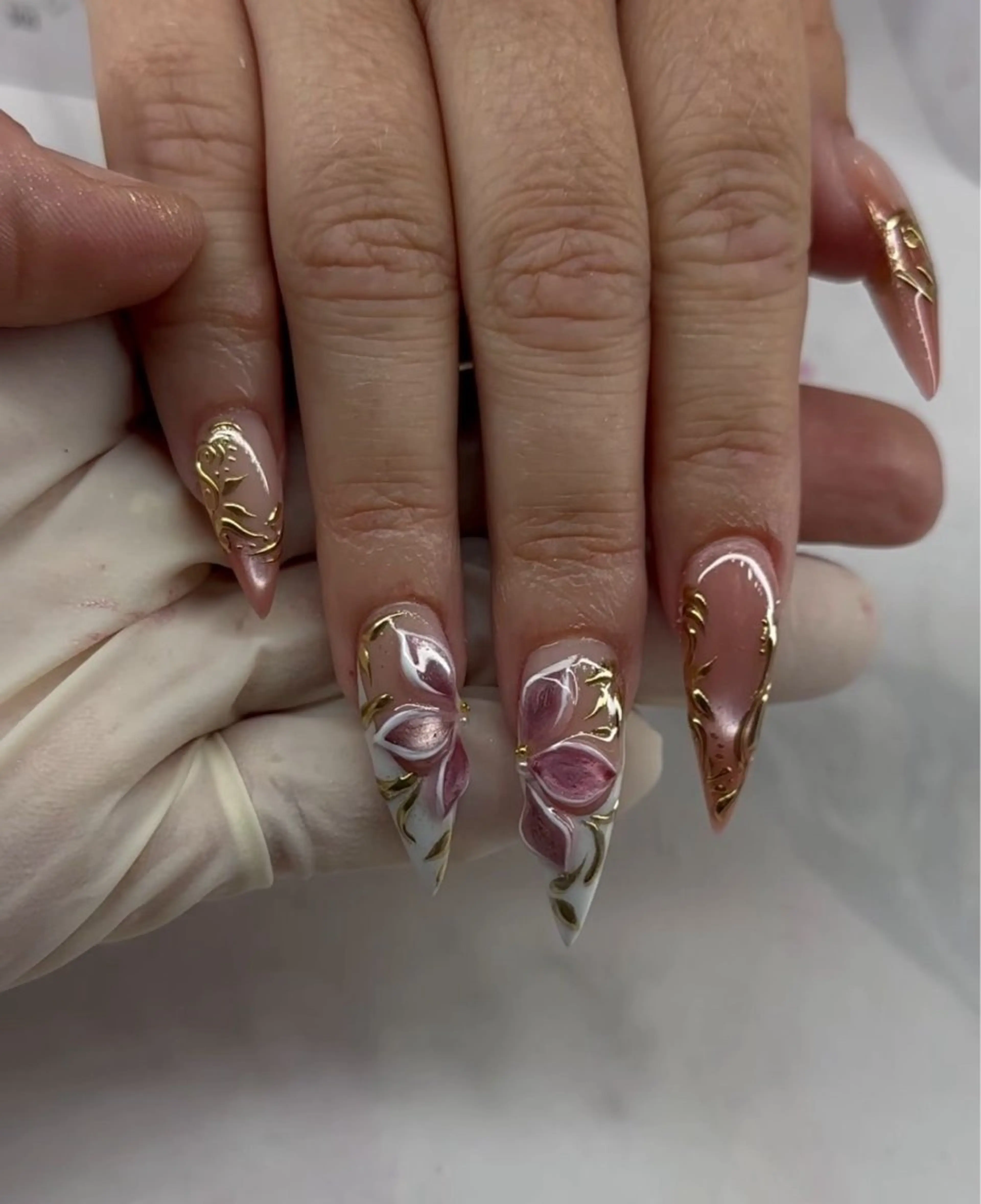 ネイル ハンドネイル ハンドケア Panda chan Novaのネイルデザイン