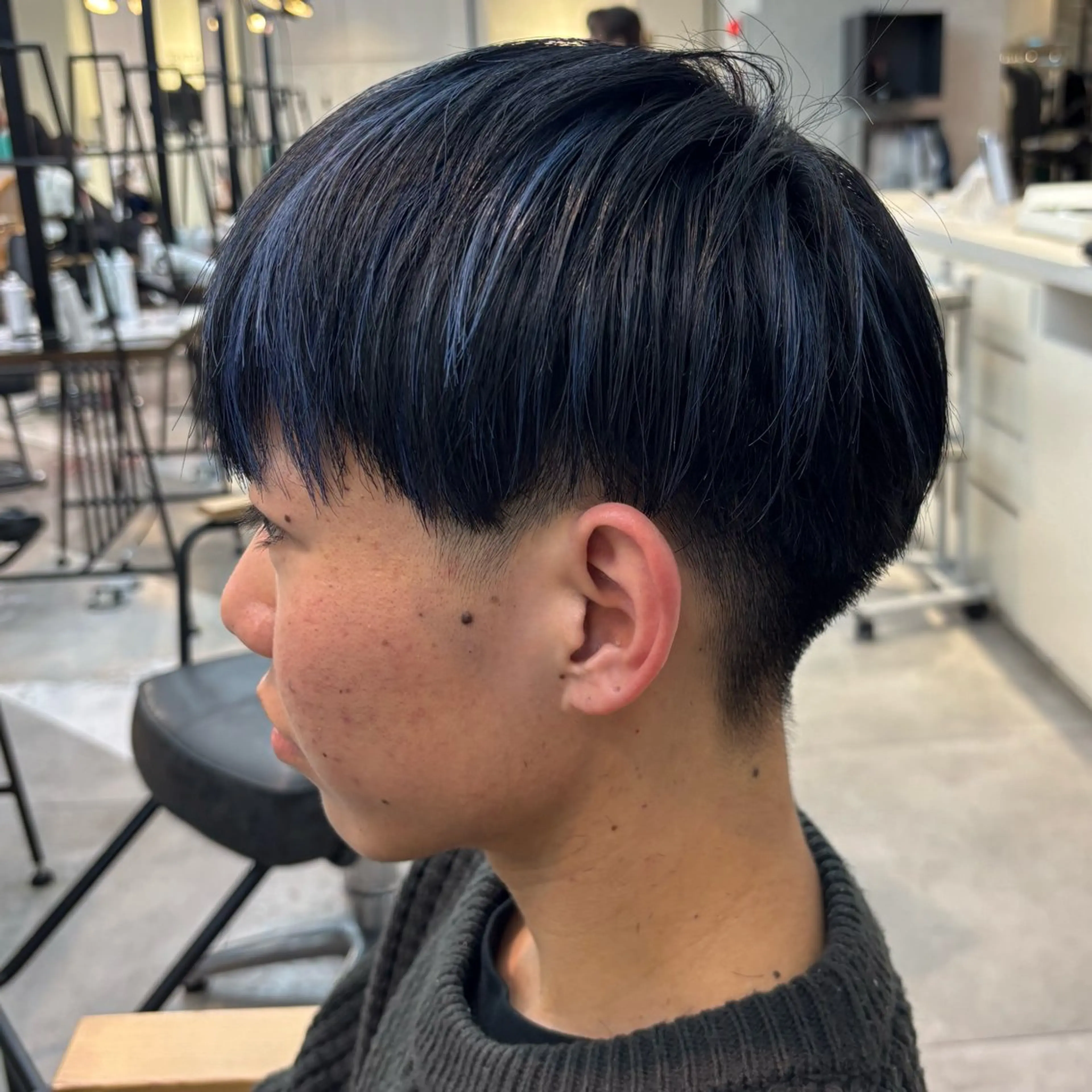 カラー メンズ カット ヘアカラー メンズパーマ/ メッシュ📍ﾕﾘのヘアスタイル