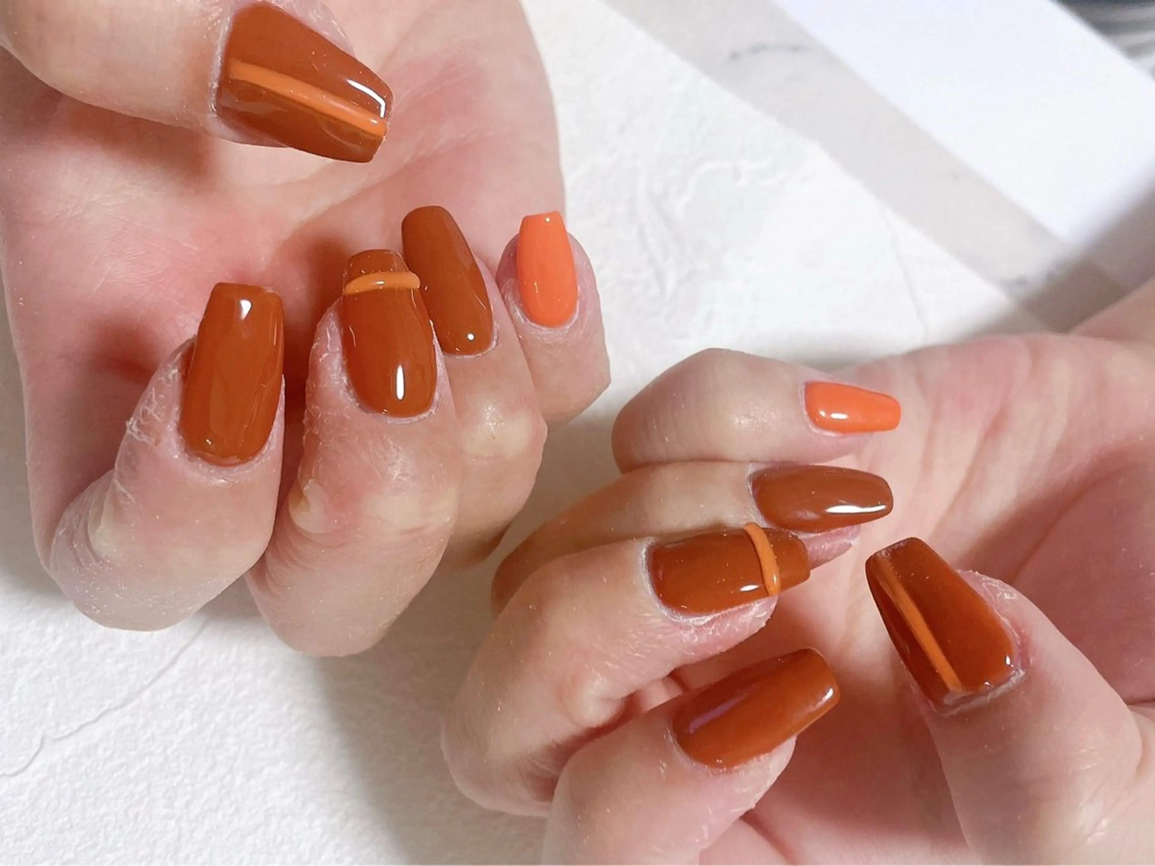 ネイル オーロラネイル フットネイル フレンチネイル ジェルネイル 韓国ネイル ハンドネイル kiki nail たまプラーザのネイルデザイン