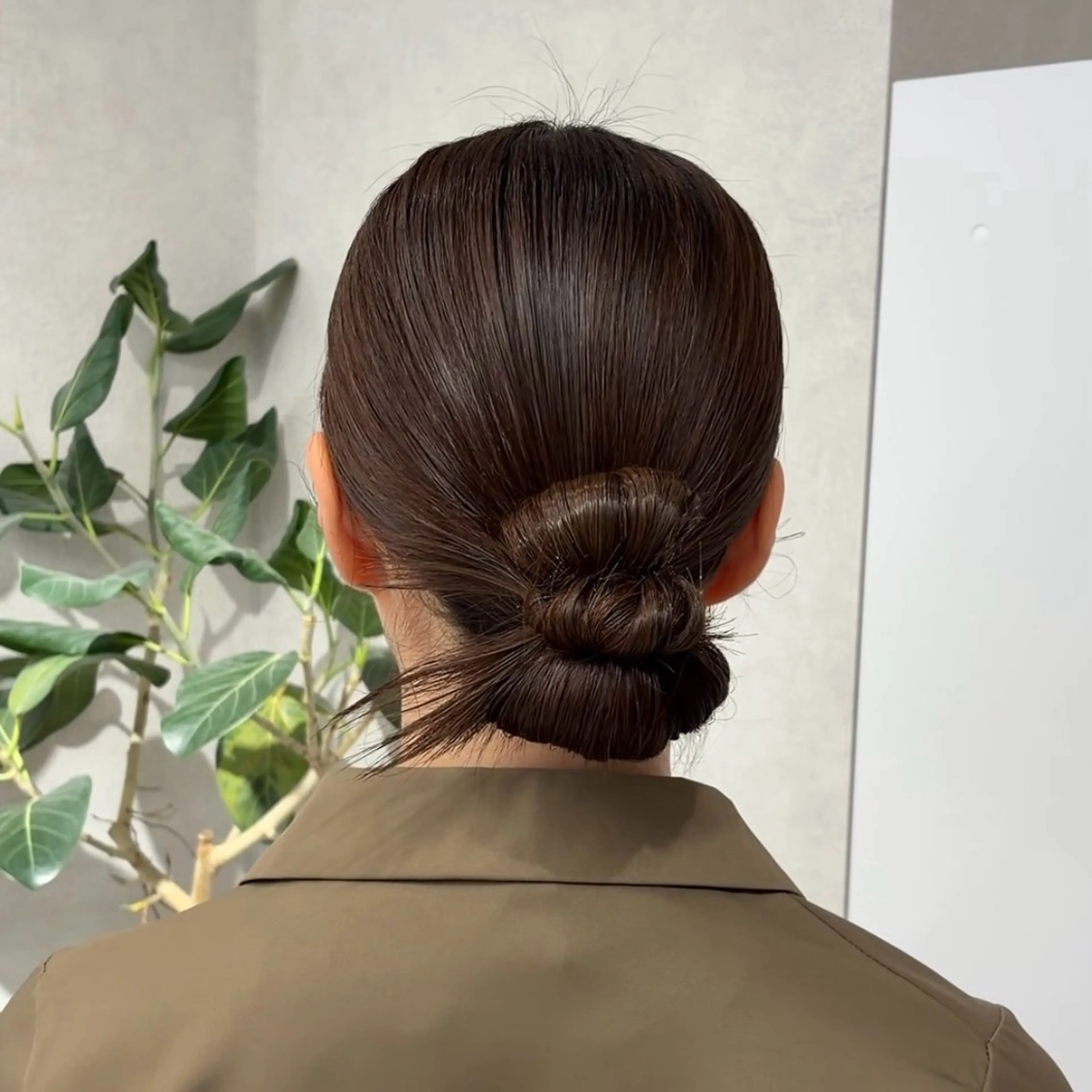ヘアアレンジ ヘアセット 結べるレイヤーカット /カラー/あさかのヘアスタイル