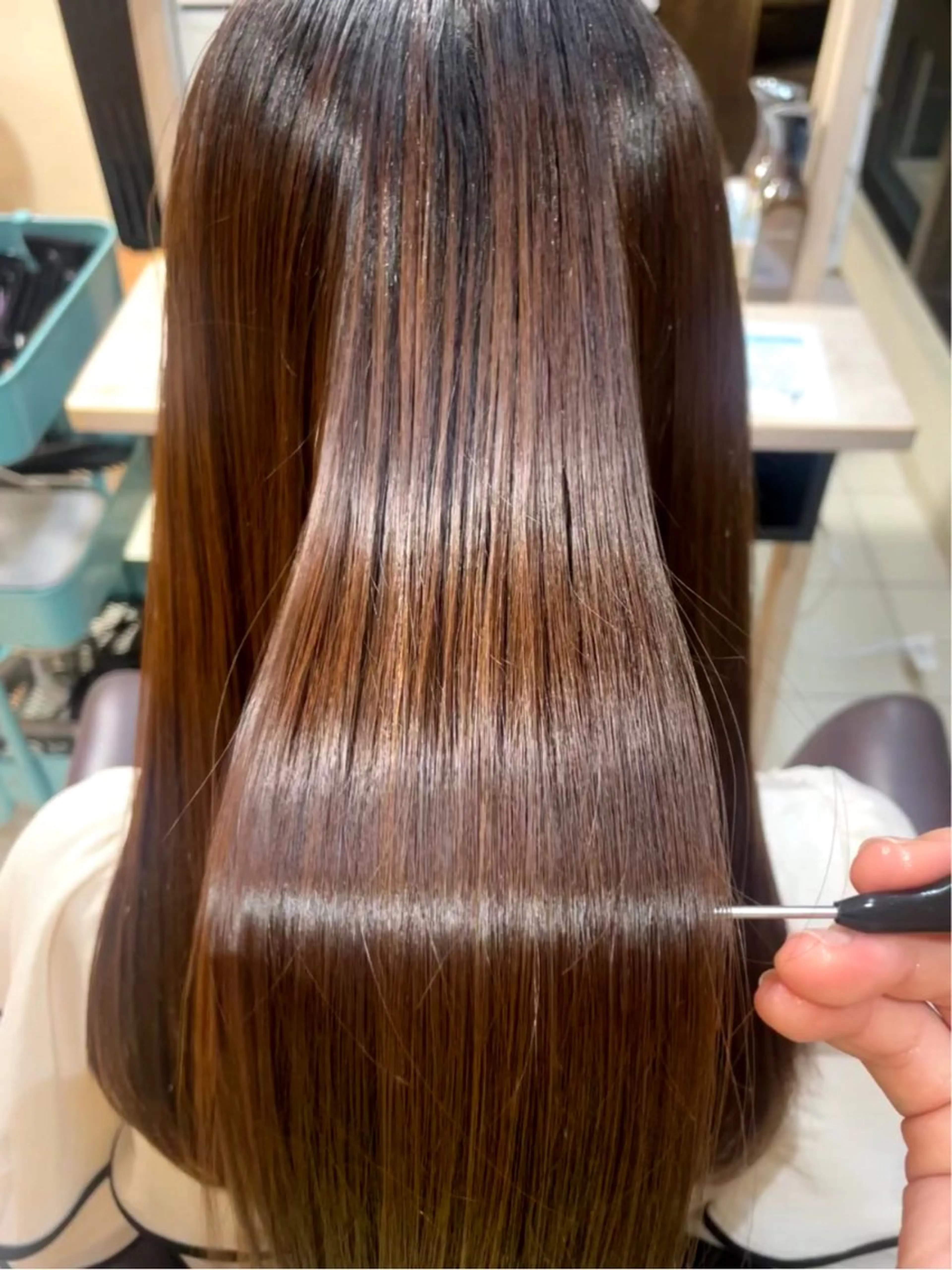 セミロング 新宿 /透明感カラー レイヤー/NANAのヘアスタイル