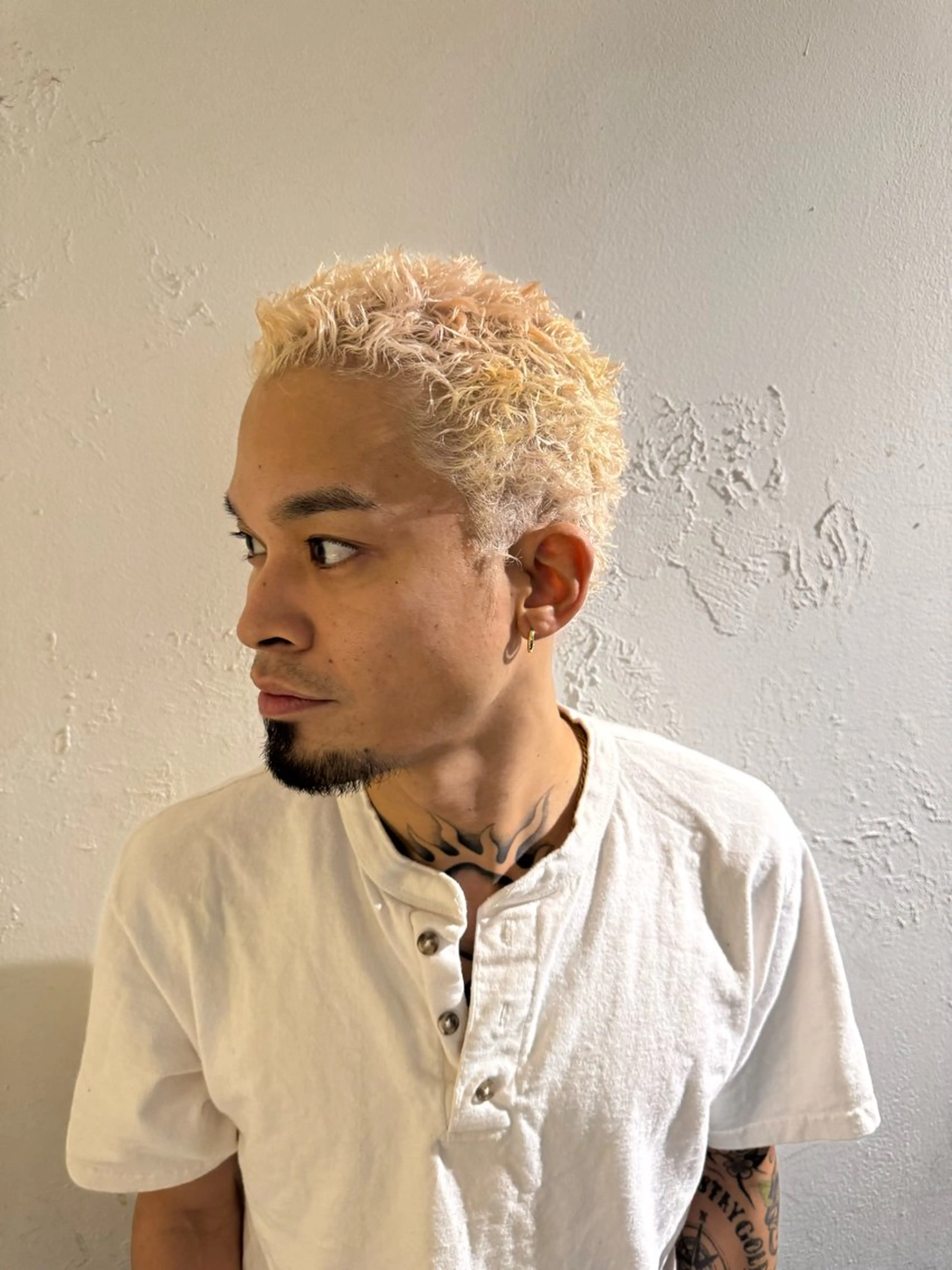 ショート カラー パーマ ベリーショート ハイライトカラー ハイライト ショートヘア スパイラルパーマ カット ヘアカラー パーマ 💈メンズ特化💈 TASUKUのヘアスタイル