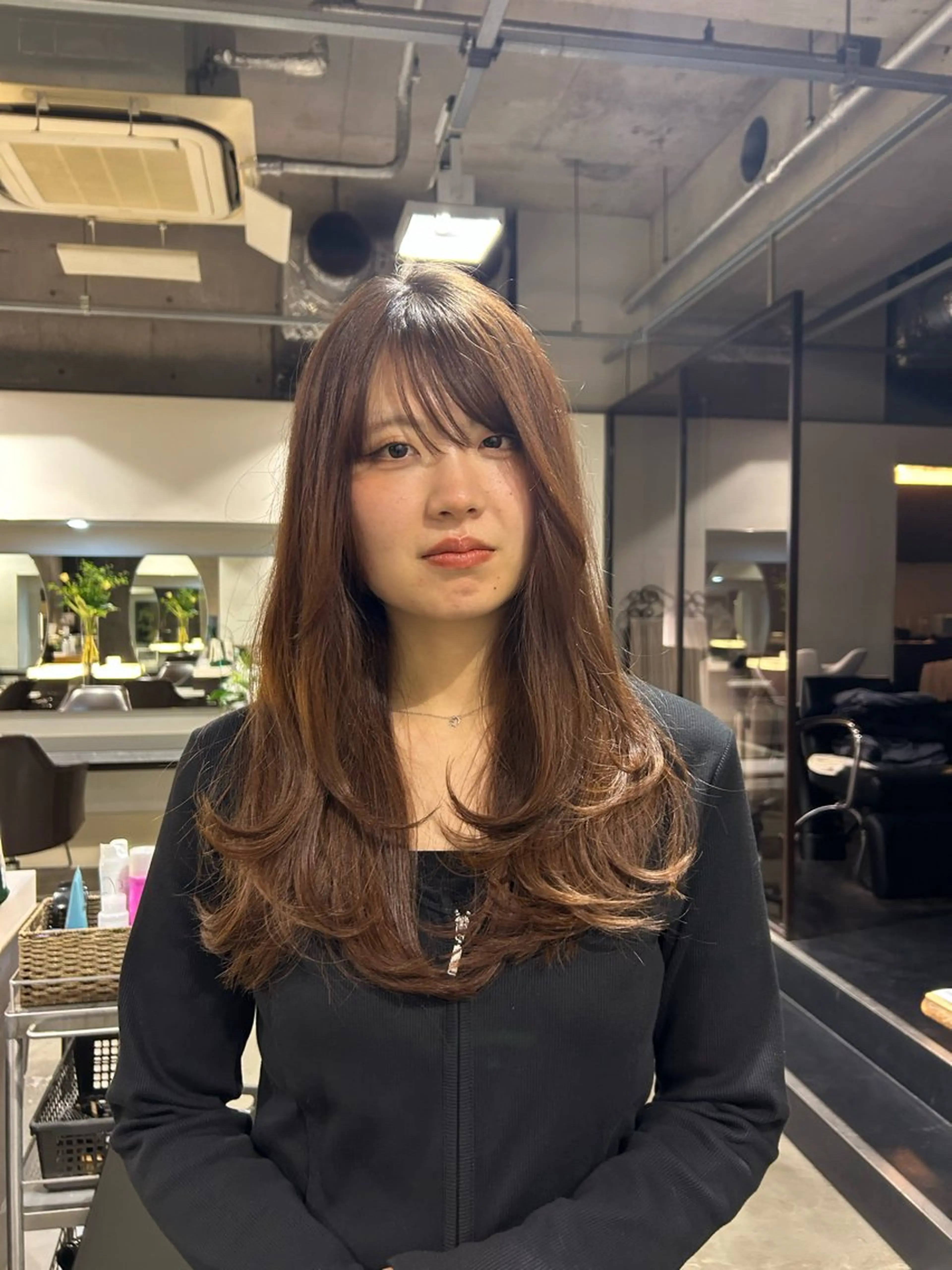 ロング レイヤーカット レイヤー💫パーマ 🌙 nanacoのヘアスタイル