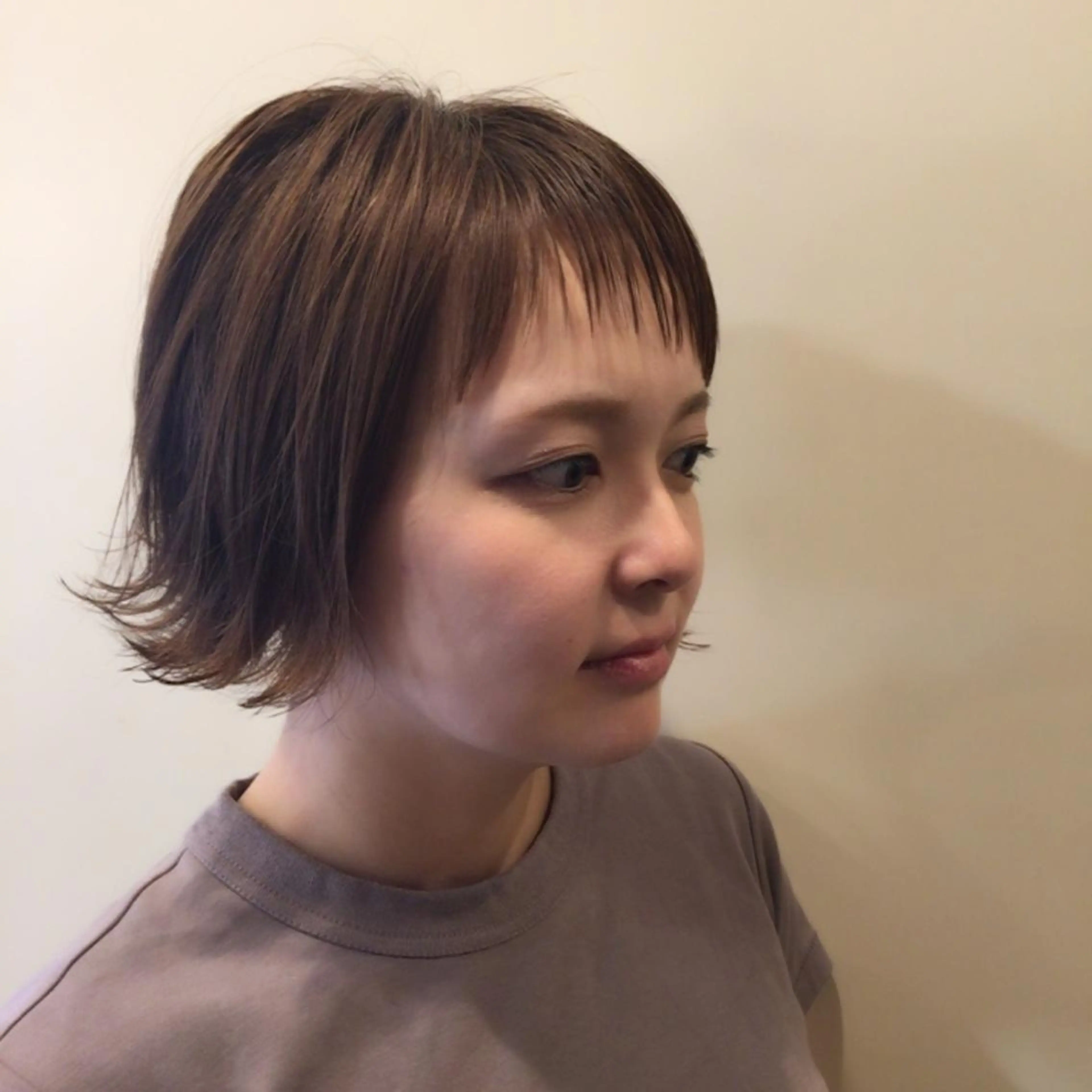 ショート カラー オン眉 カット ヘアカラー トリートメント ヘアセット 中村 優太のヘアスタイル