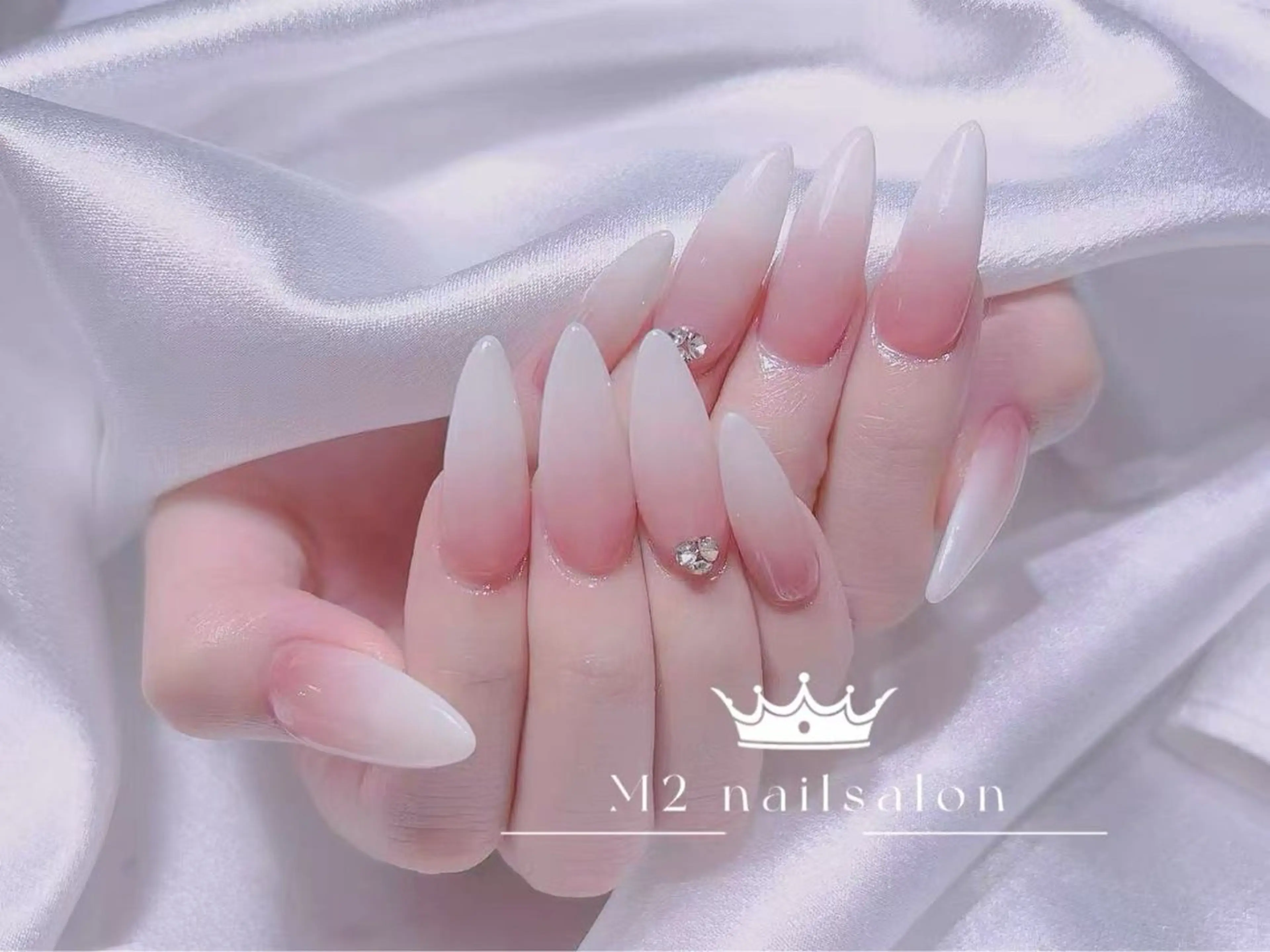 ネイル ストーンネイル ハンドネイル M2 せいのネイルデザイン