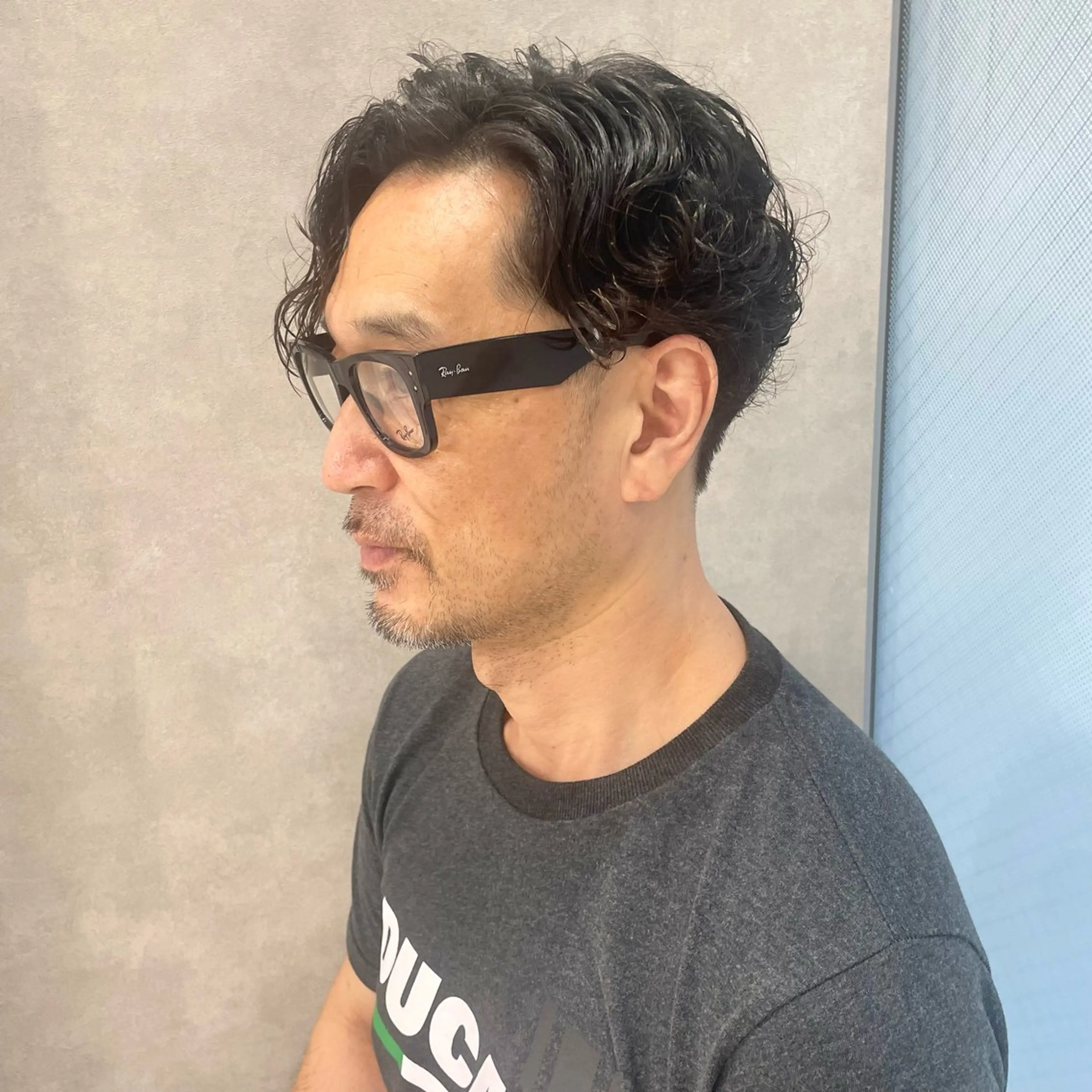 パーマ メンズ ダウンパーマ特化💎 ボブ・レイヤーりなのヘアスタイル