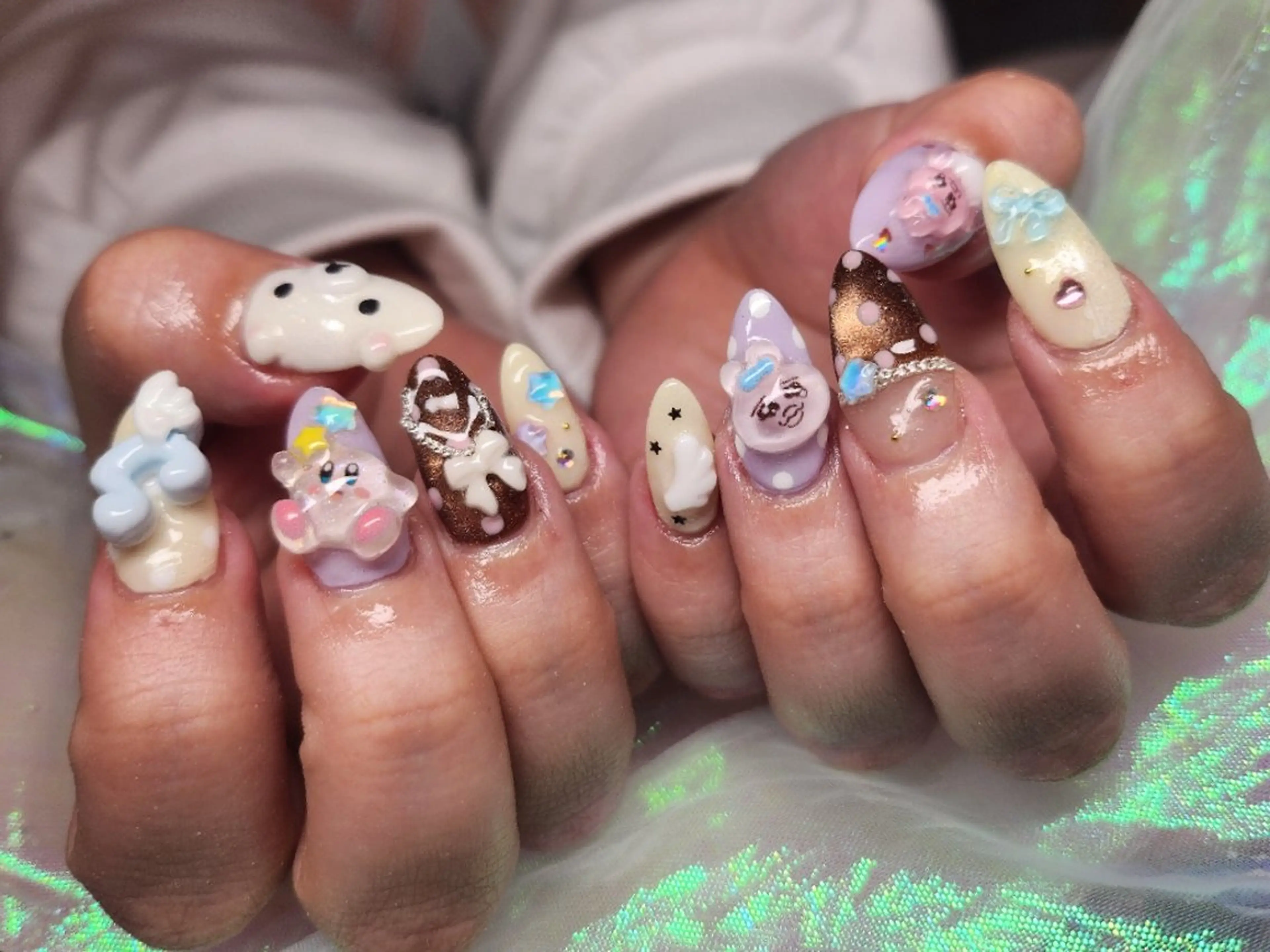 ネイル ハンドネイル 💜bora .のネイルデザイン