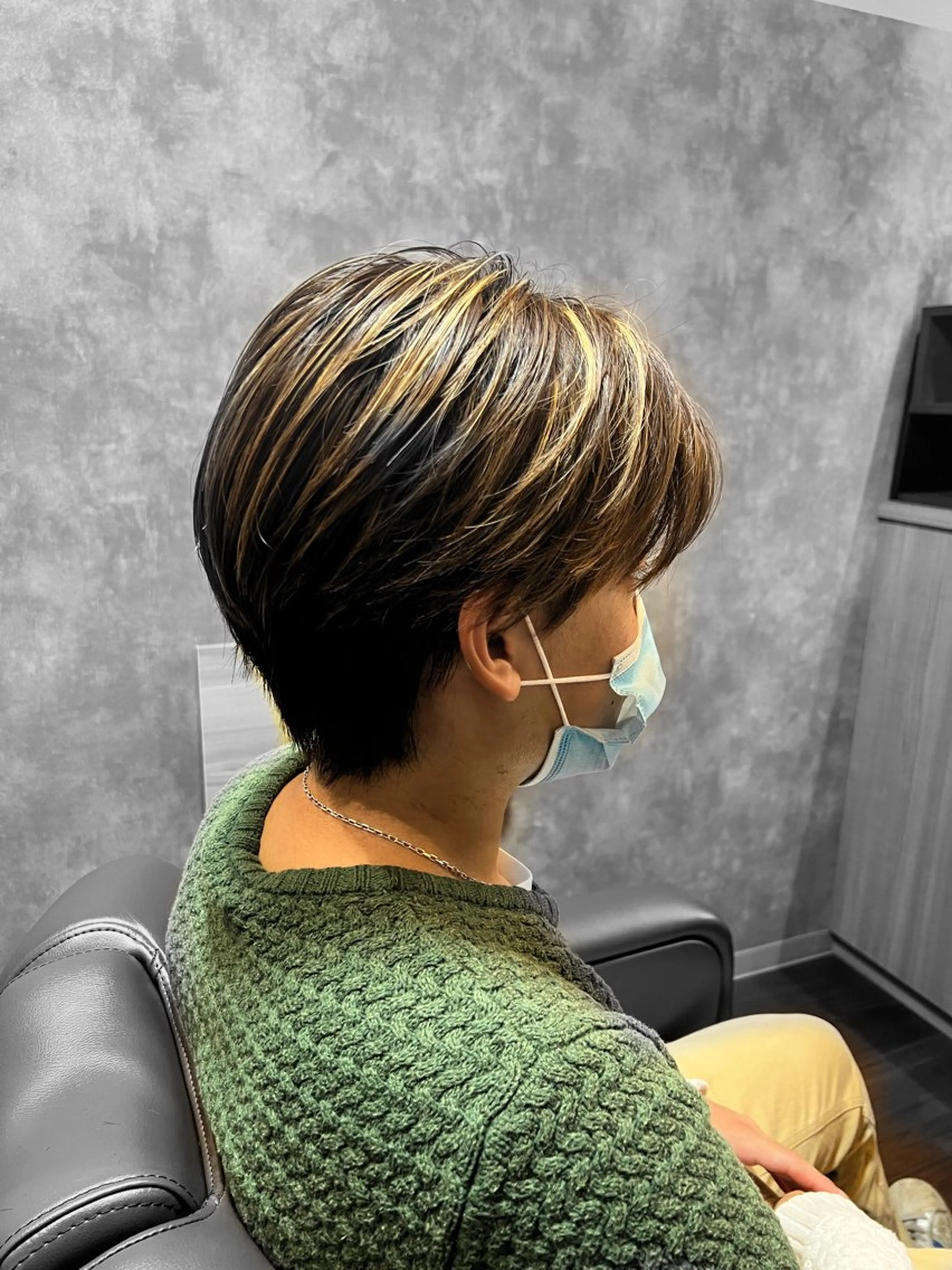 メンズ センターパート 高村 吉斗のヘアスタイル