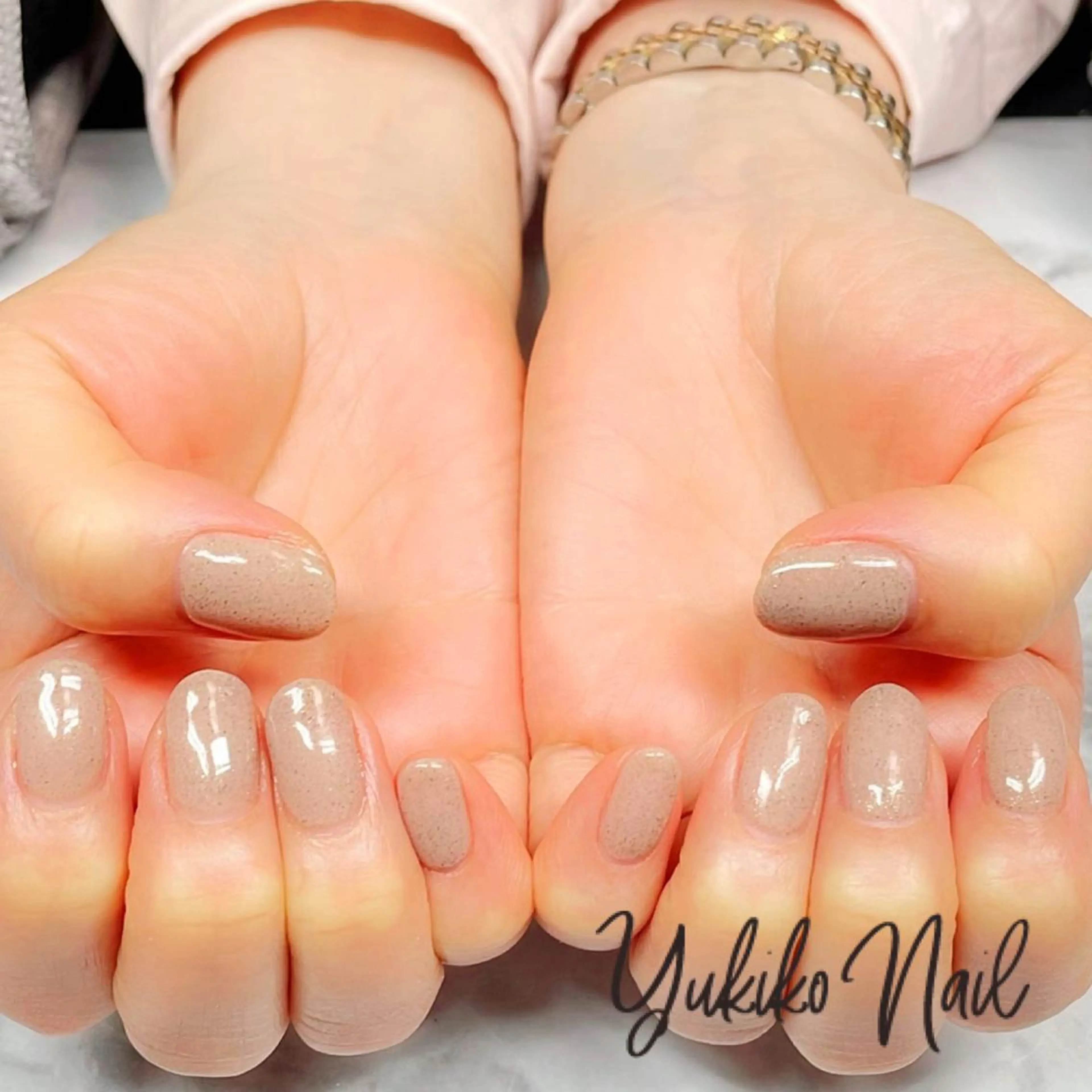 ネイル ジェルネイル ワンカラーネイル ハンドネイル ユキコ ネイルのネイルデザイン