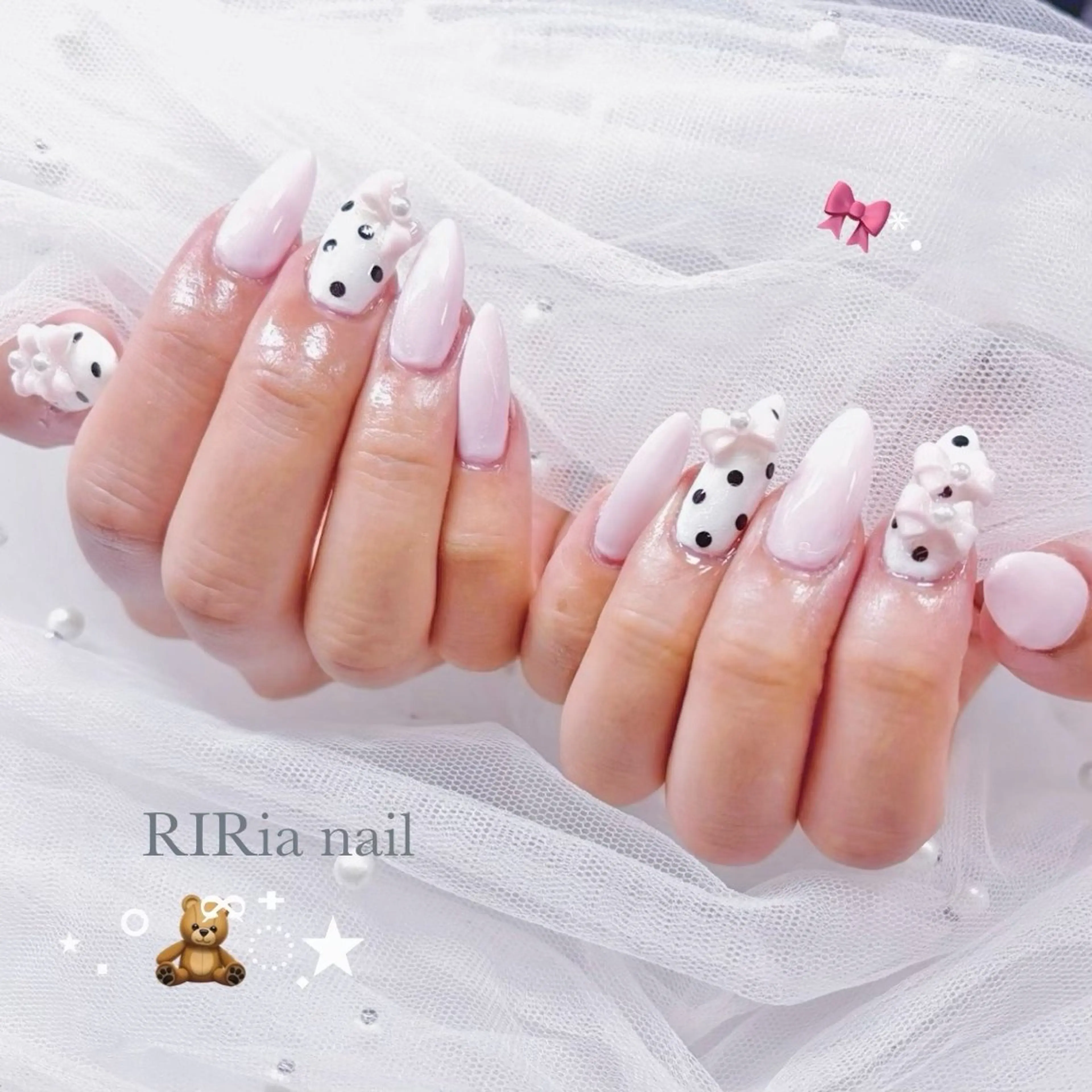 ネイル ハンドネイル 🎀RINA RIrianailのネイルデザイン