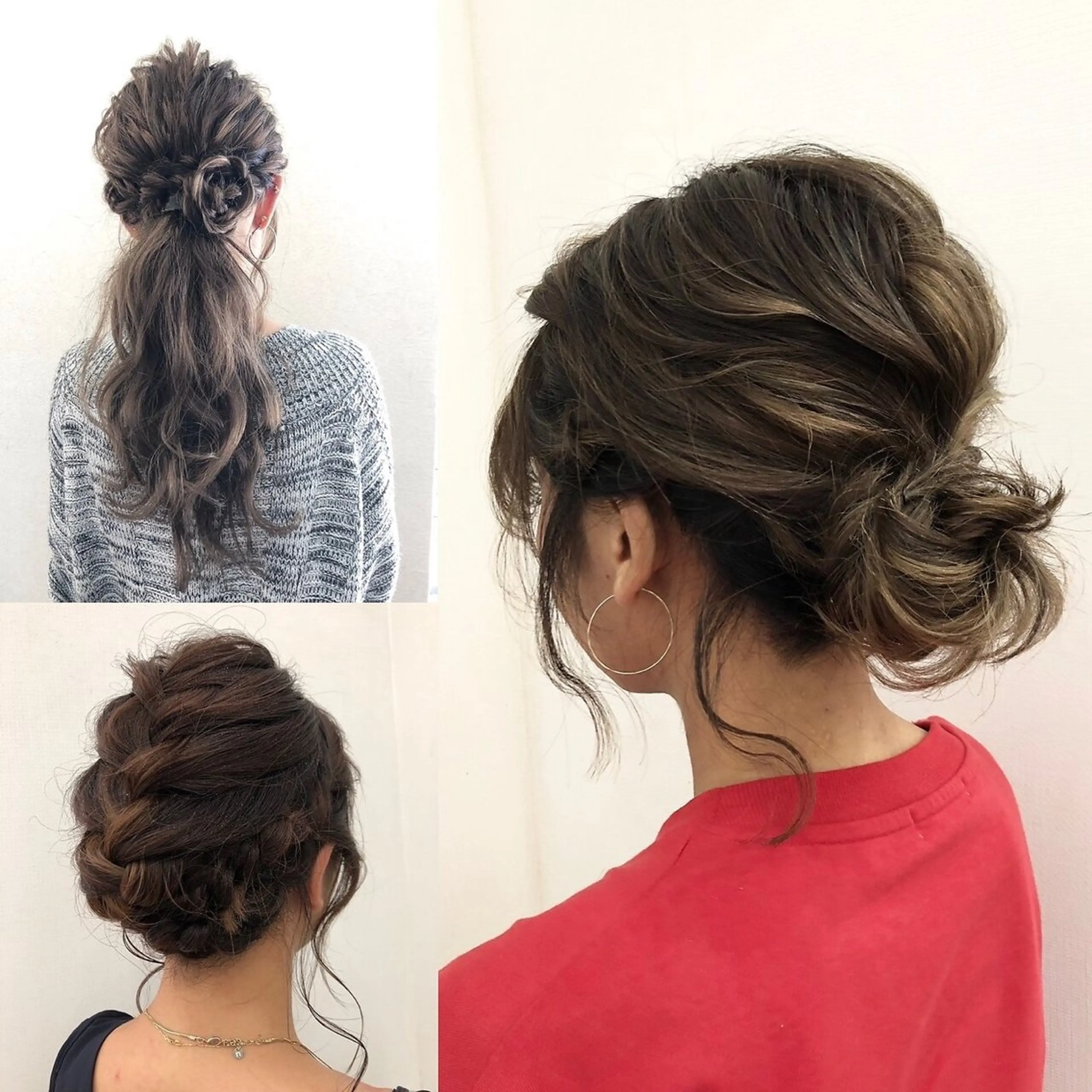 【結婚式ヘアセット】アップ¥4,000の写真