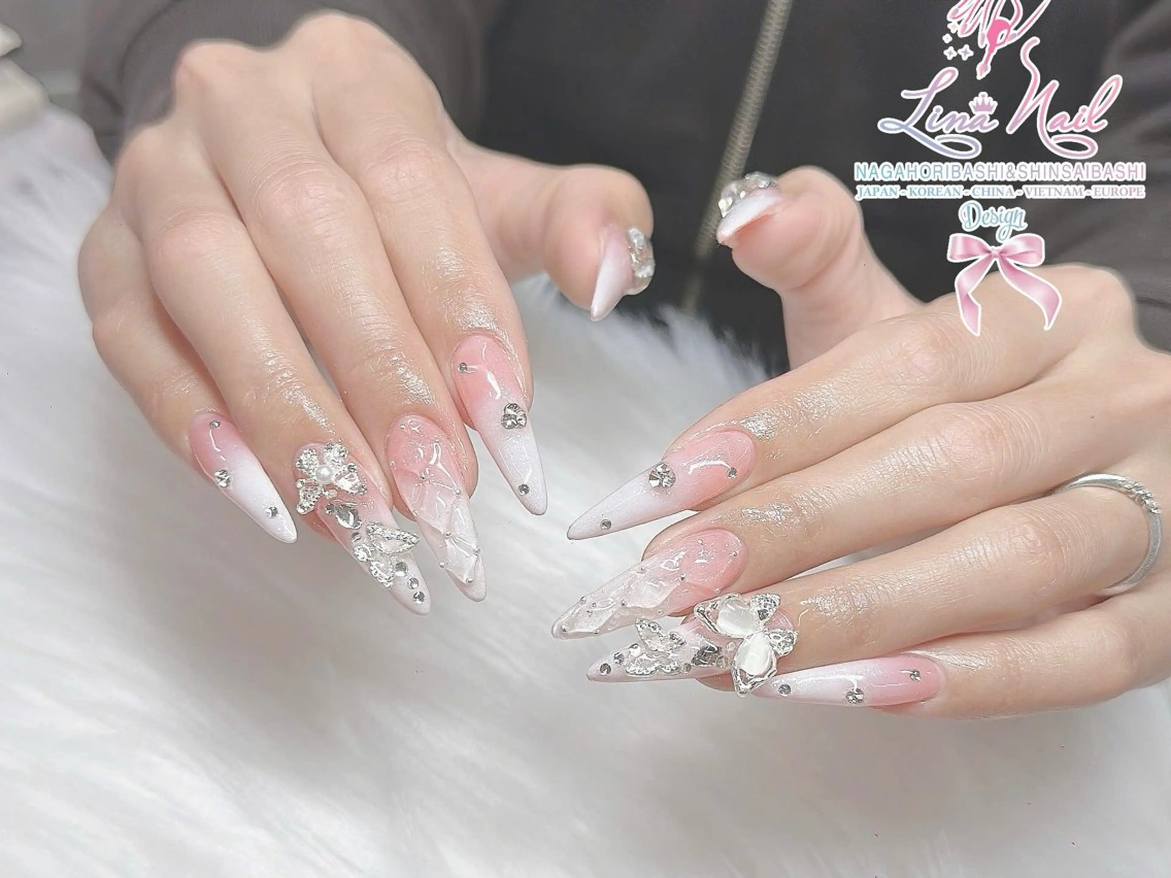 ネイル フットネイル ジェルネイル 持ち込み ネイルチップ ハンドネイル リナネイル 長堀橋店／東心斎橋店のネイルデザイン