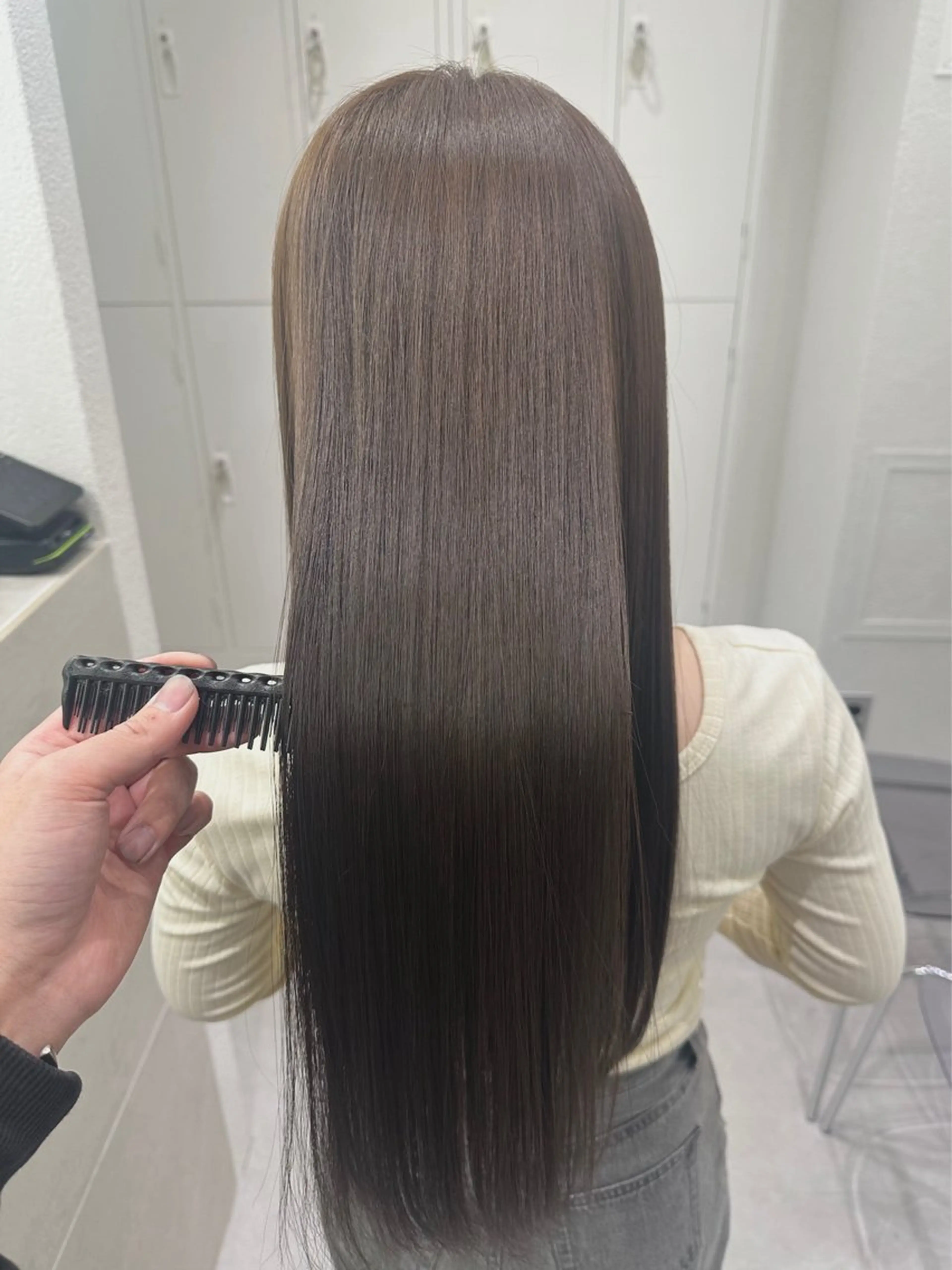 ロング カラー カット ヘアカラー トリートメント 🪞個室サロン/韓国 艶髪/keito🪞のヘアスタイル