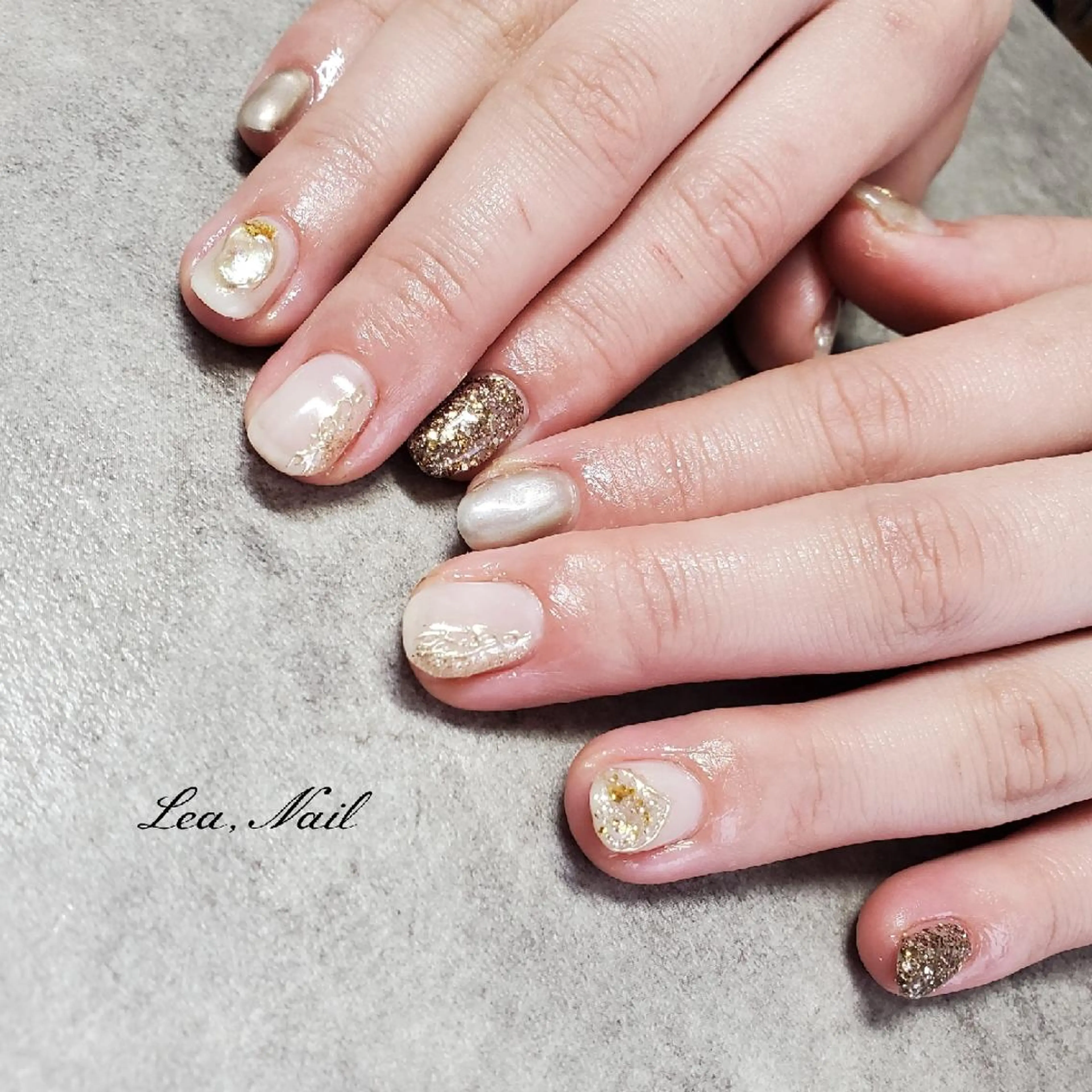 ネイル ニュアンスネイル Lea,Nail所属・松橋 愛のネイルデザイン