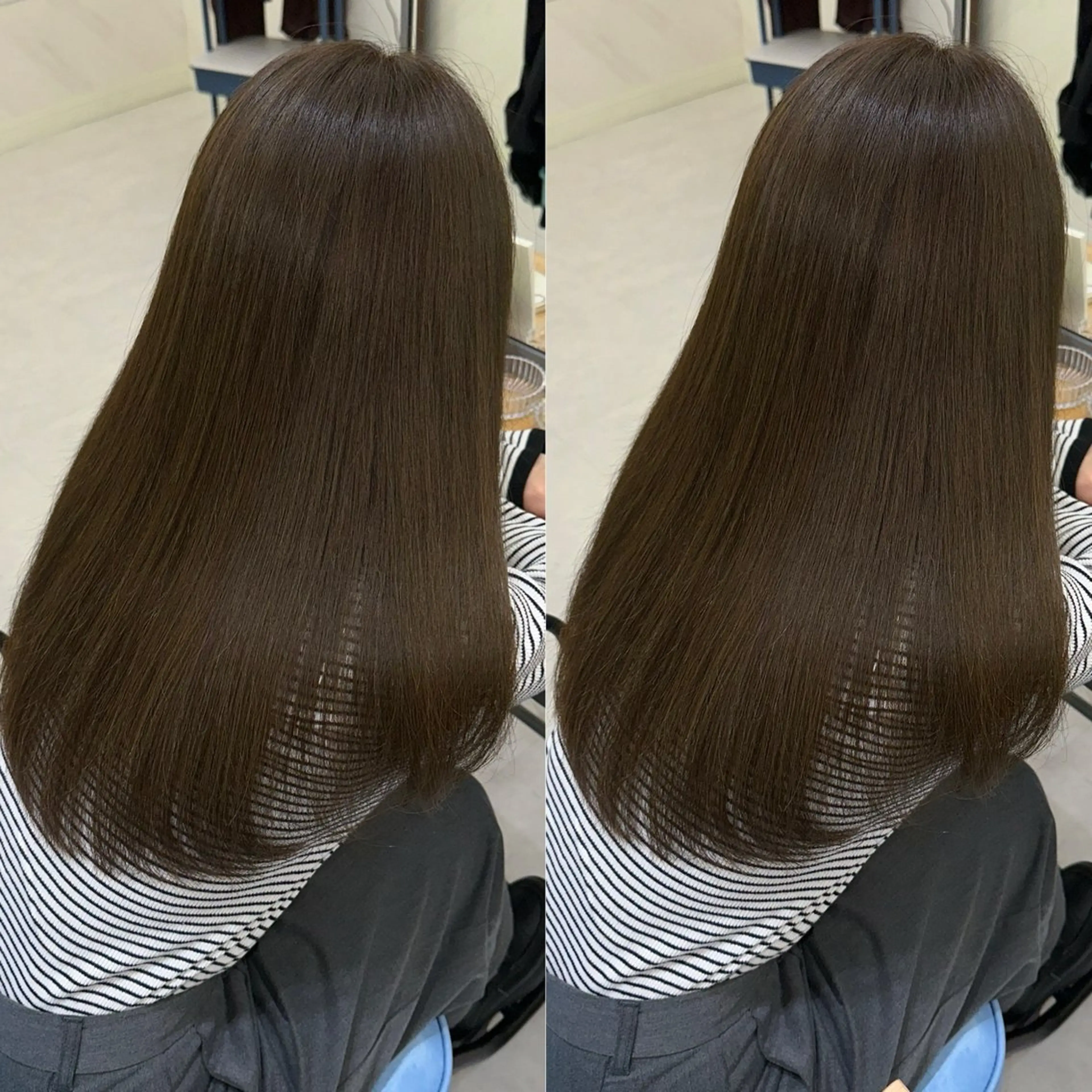 ロング カラー 髪質改善🩵縮毛矯正 代々木/木下のヘアスタイル