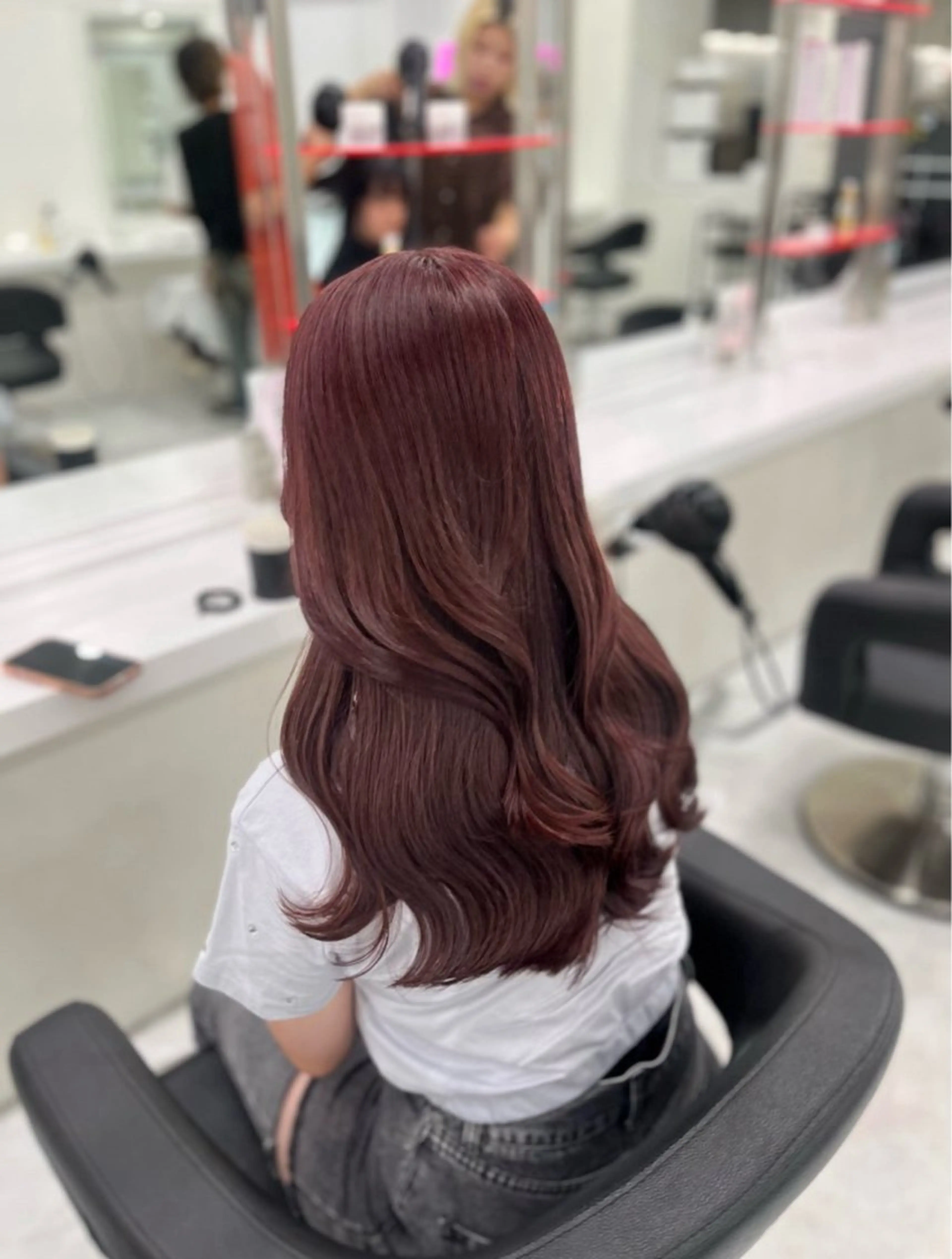 ロング 韓国ガーリー🤍ハイ トーン🤍Ayanaのヘアスタイル