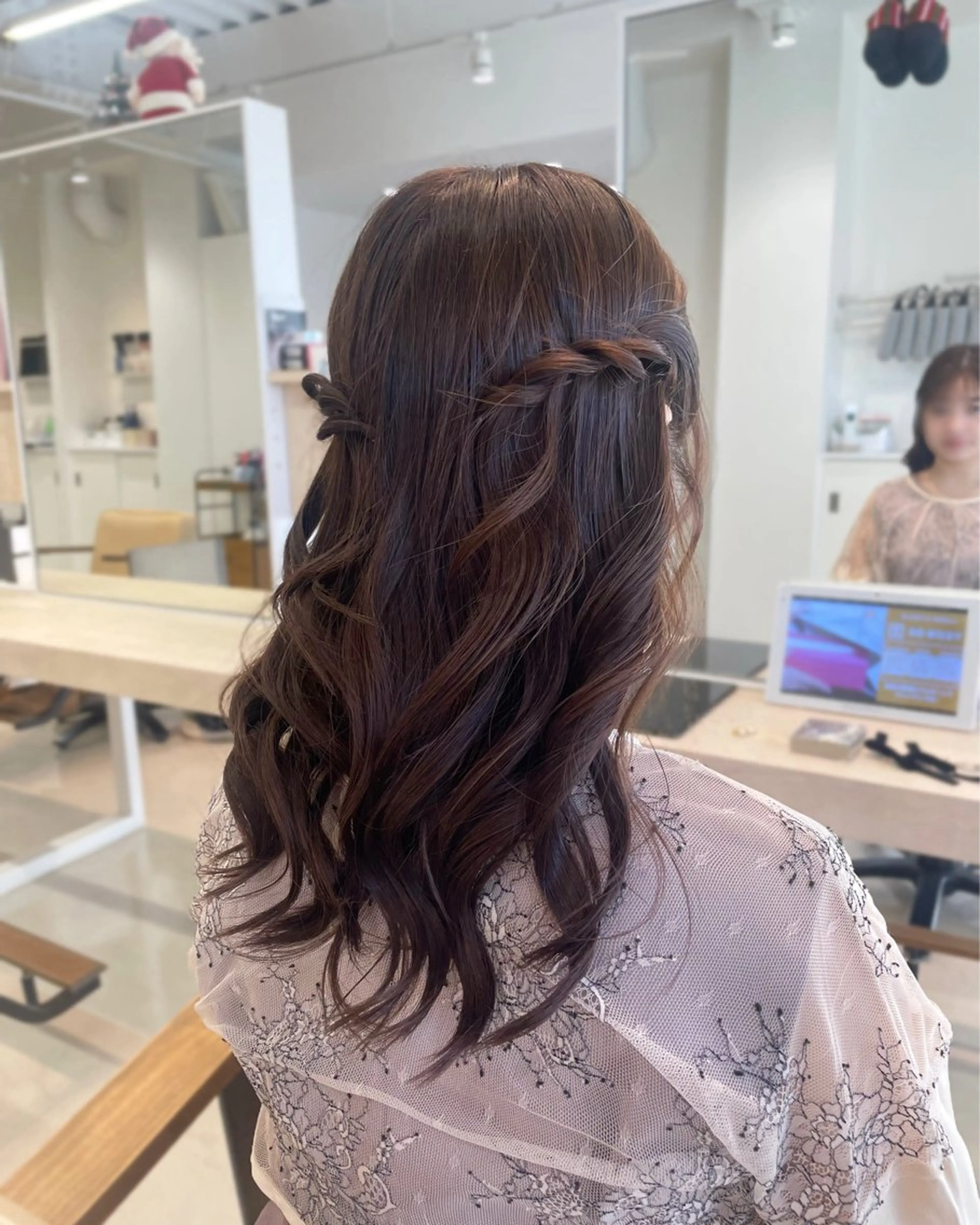 セミロング ヘアセット かずや🍀/髪質改善 /艶髪カラー/眉毛のヘアスタイル