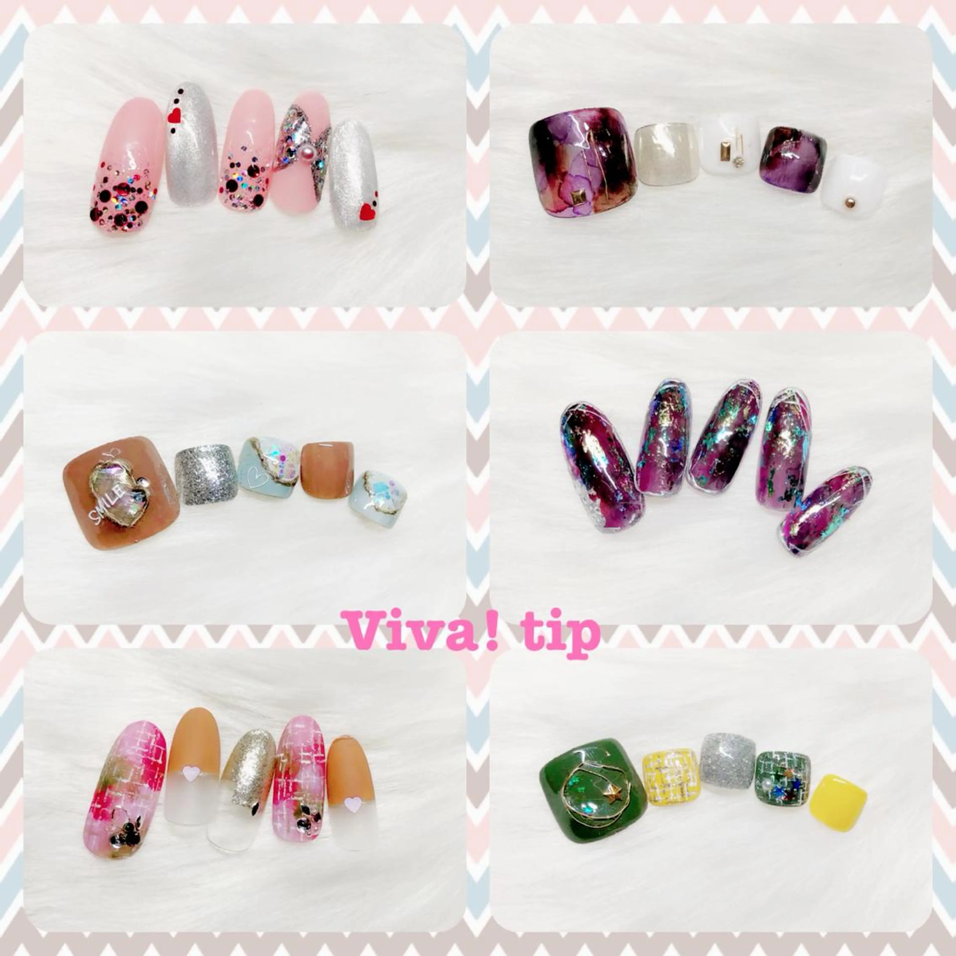 ネイル Viva!tip ビバティップネイルのネイルデザイン
