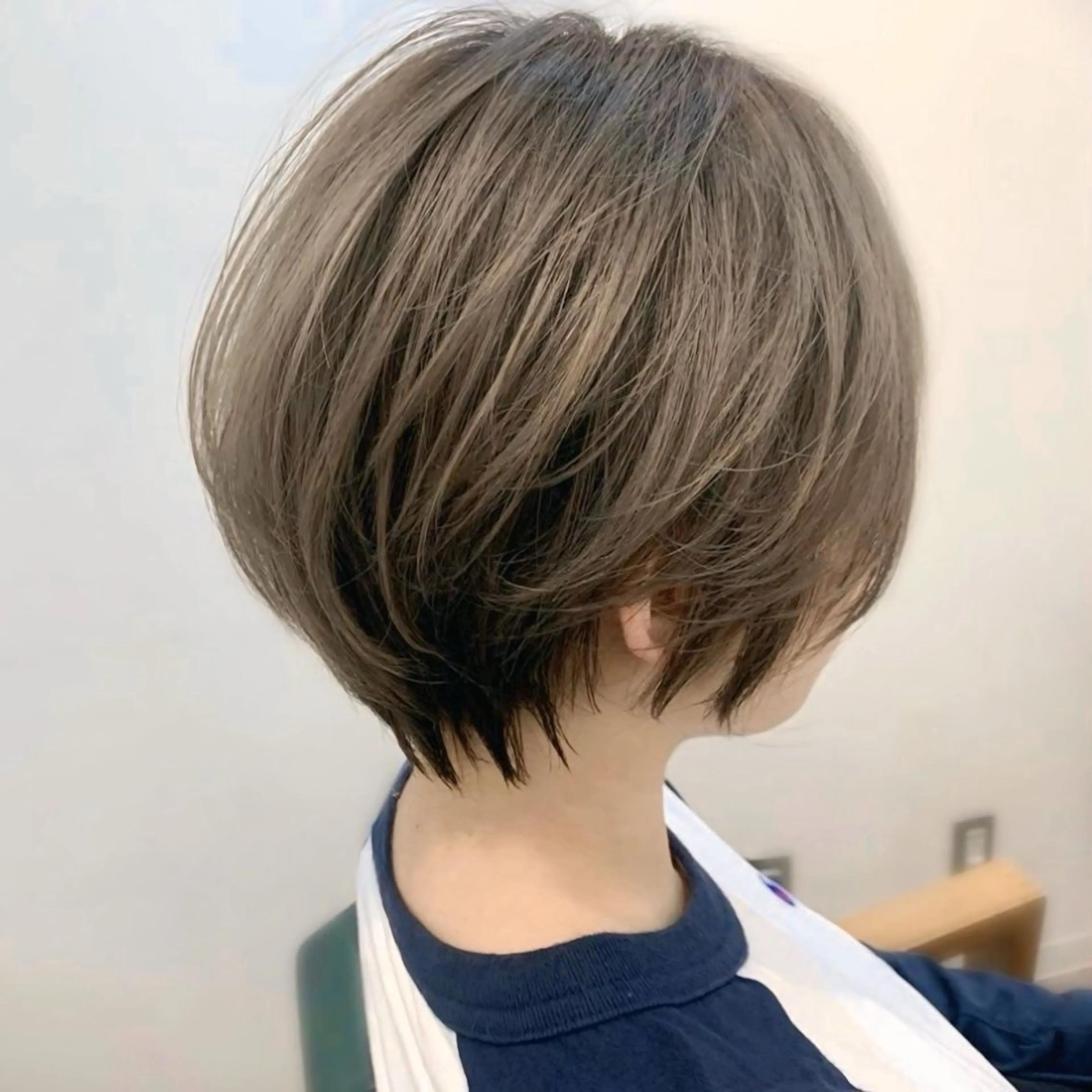 ショート カラー ヘアカラー トリートメント 前田 健太のヘアスタイル