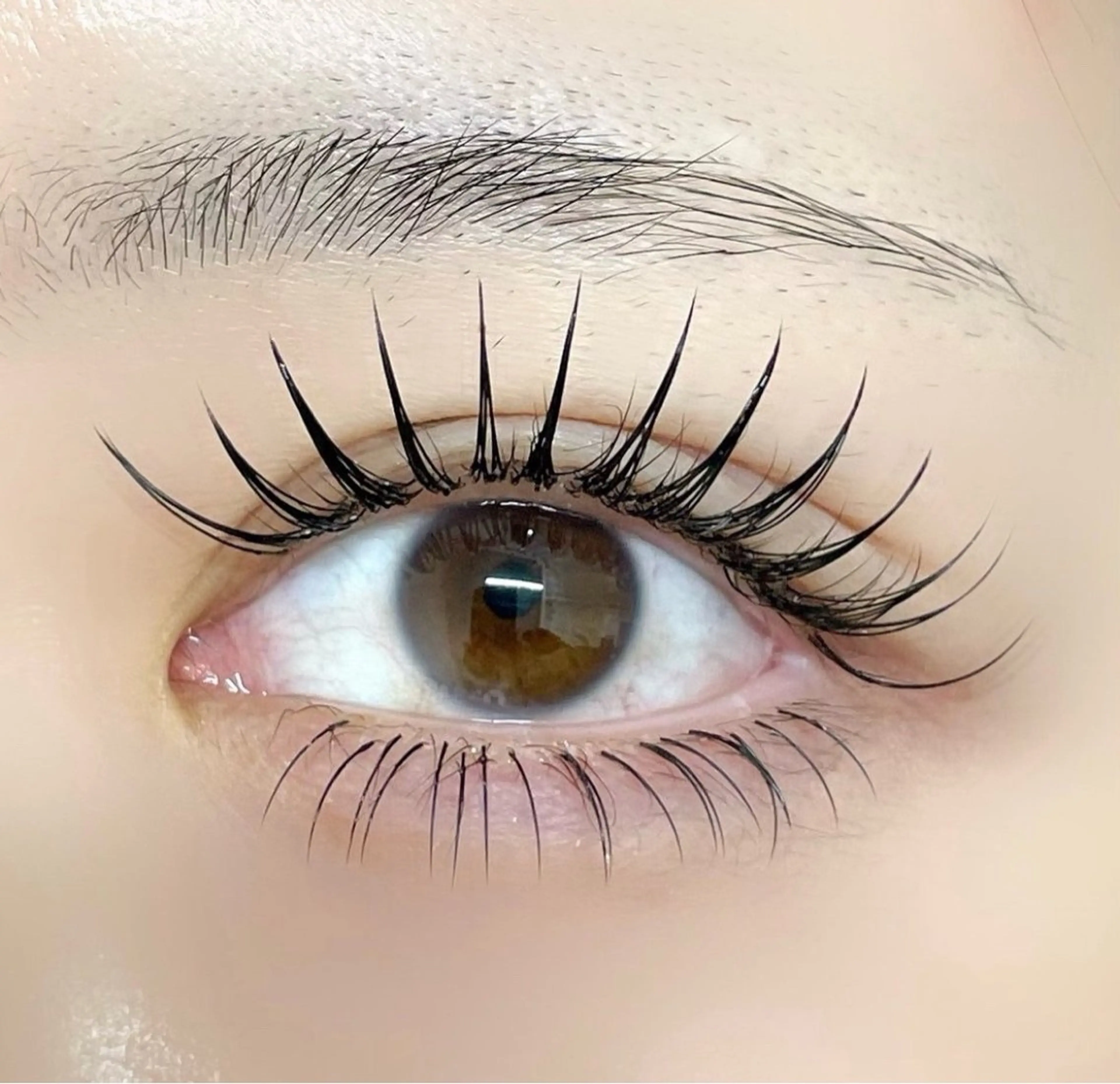 オフなし フラットラッシュ140本⚠️お直し不可【自まつ毛にエクステがついてない方のみ施術‼️】の写真
