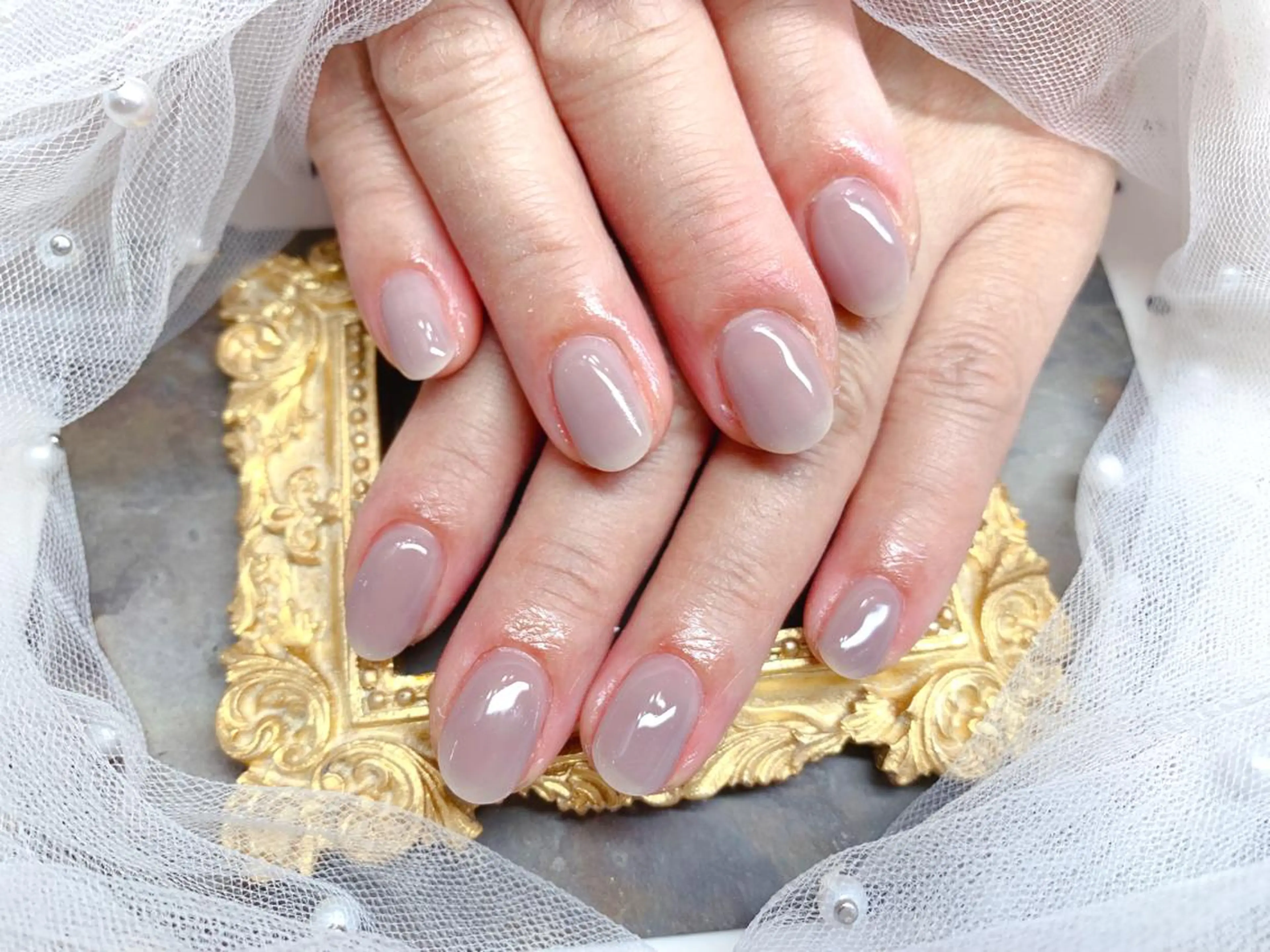 ネイル ハンドネイル マジック ミラーのネイルデザイン