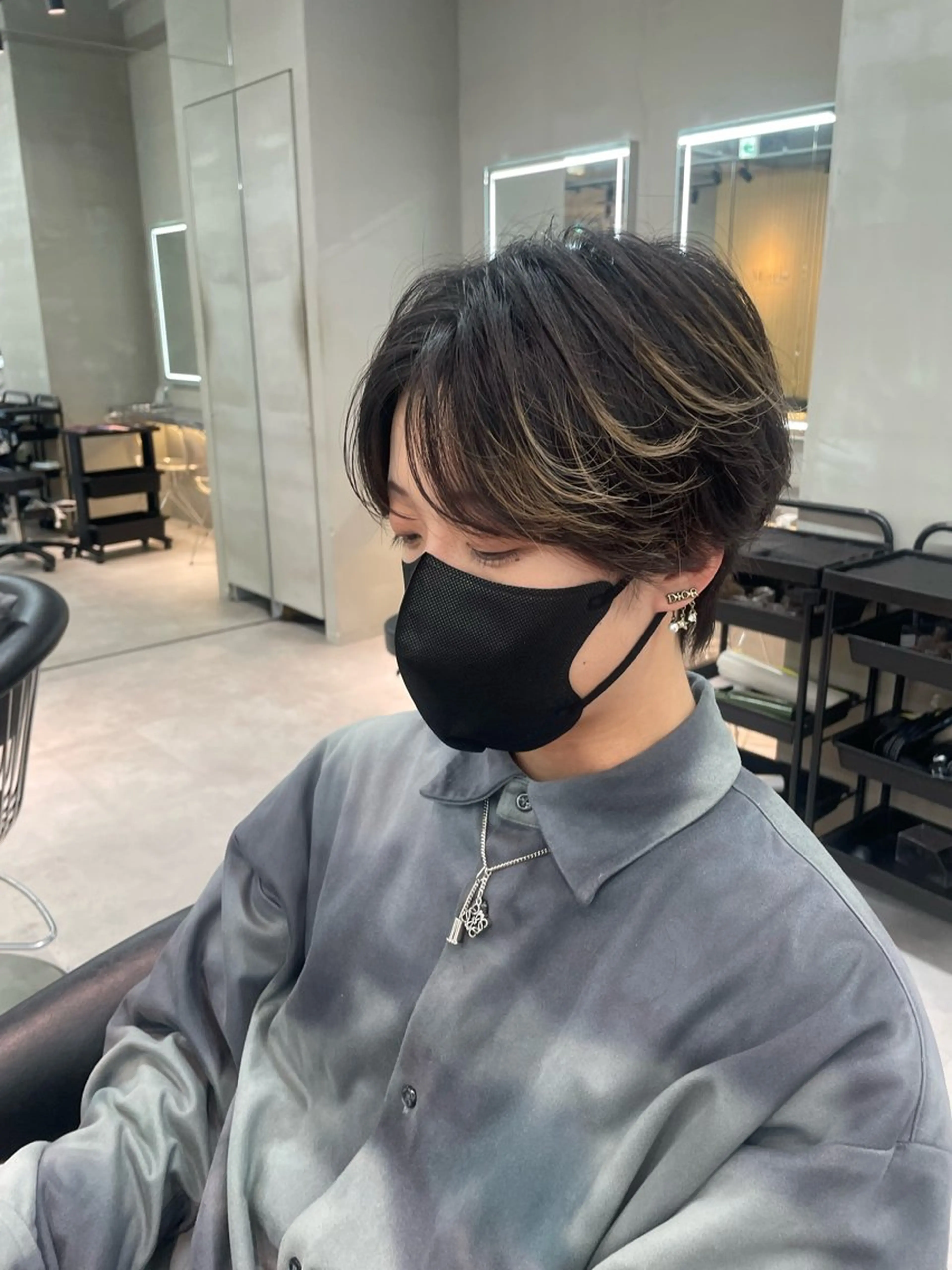 ショート カラー 韓国ヘア/レイヤー Londエレンのヘアスタイル