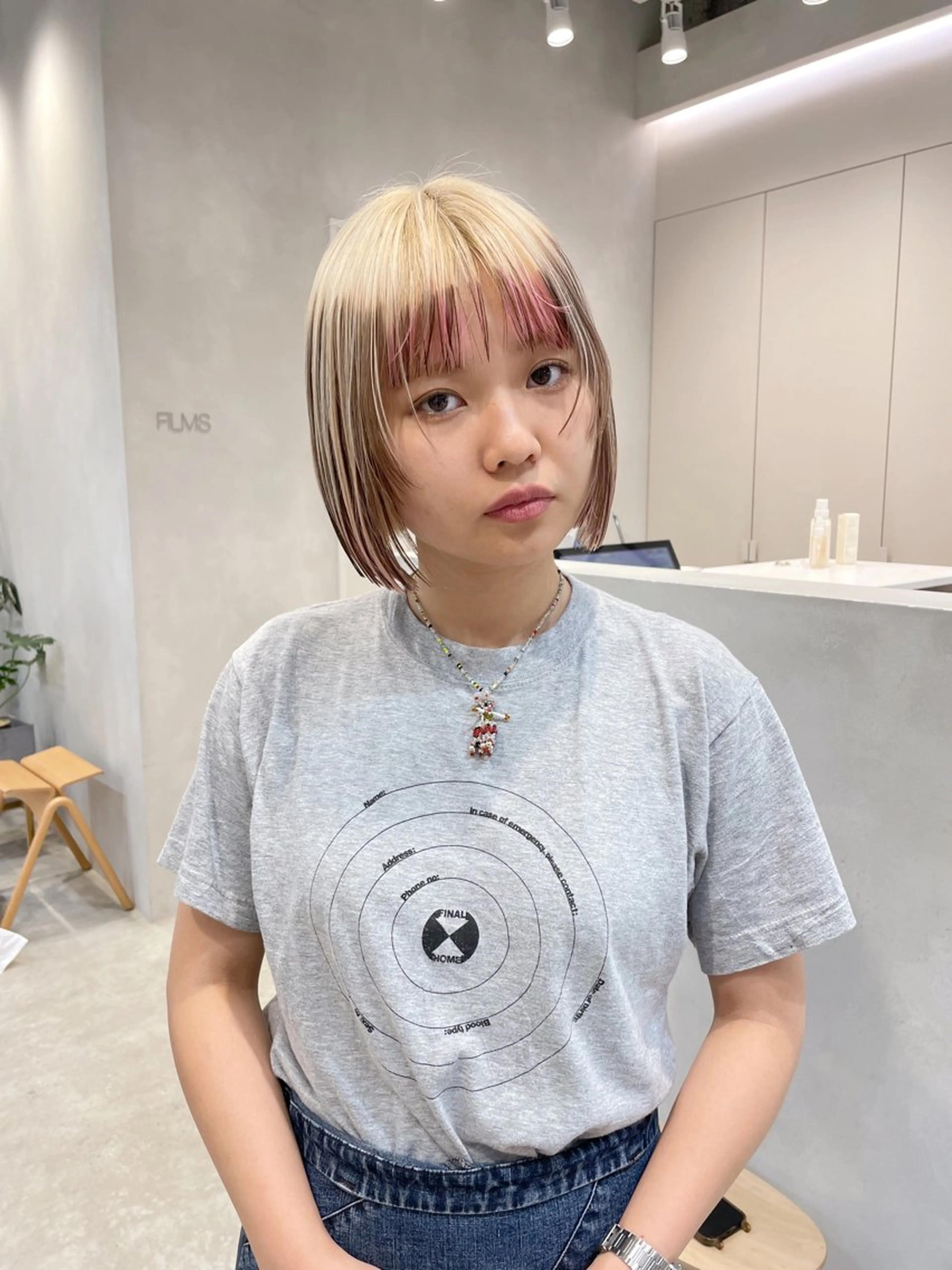 ショート カラー 青木 優歩のヘアスタイル