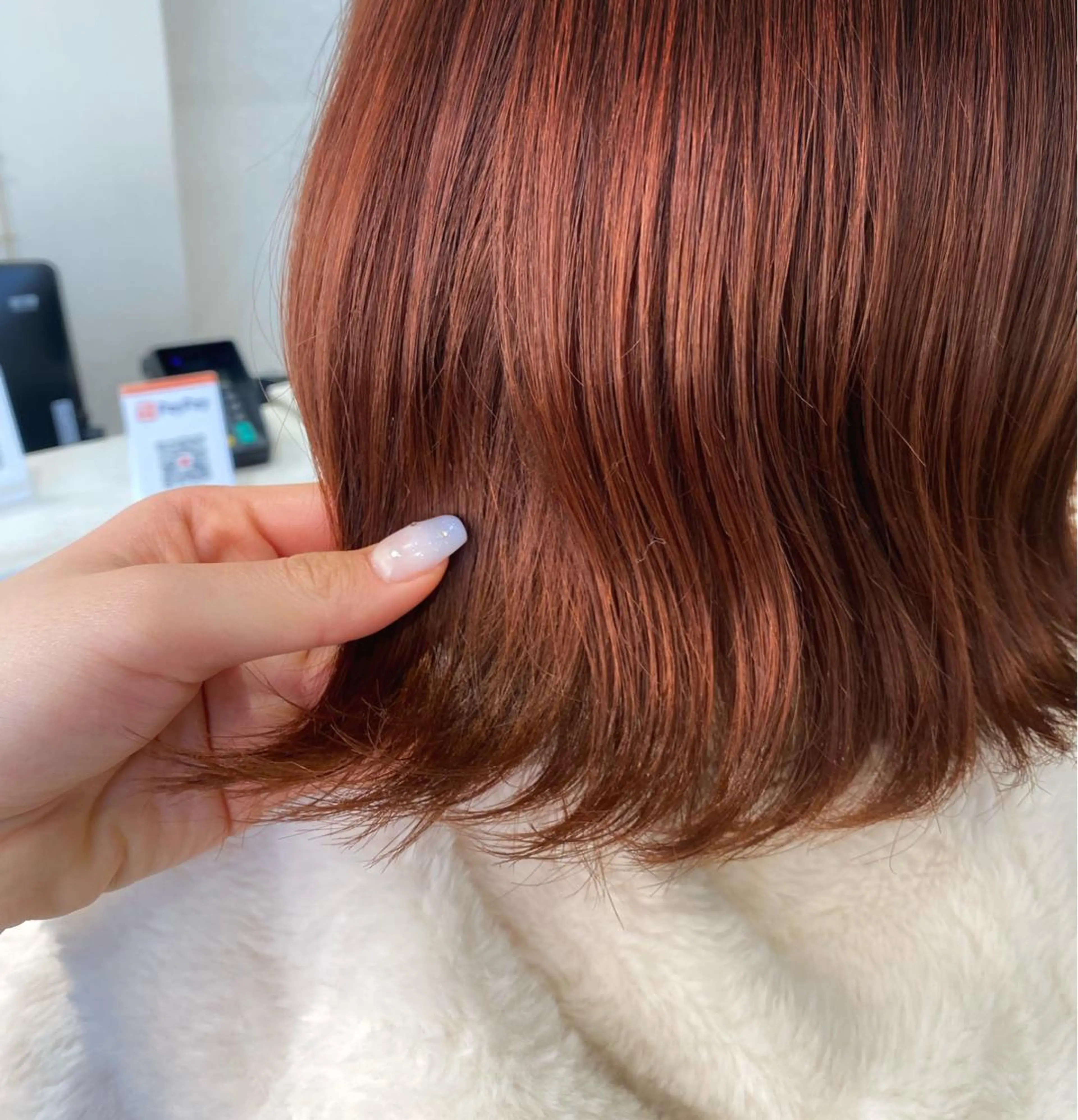 ショート カラー ながい りなのヘアスタイル