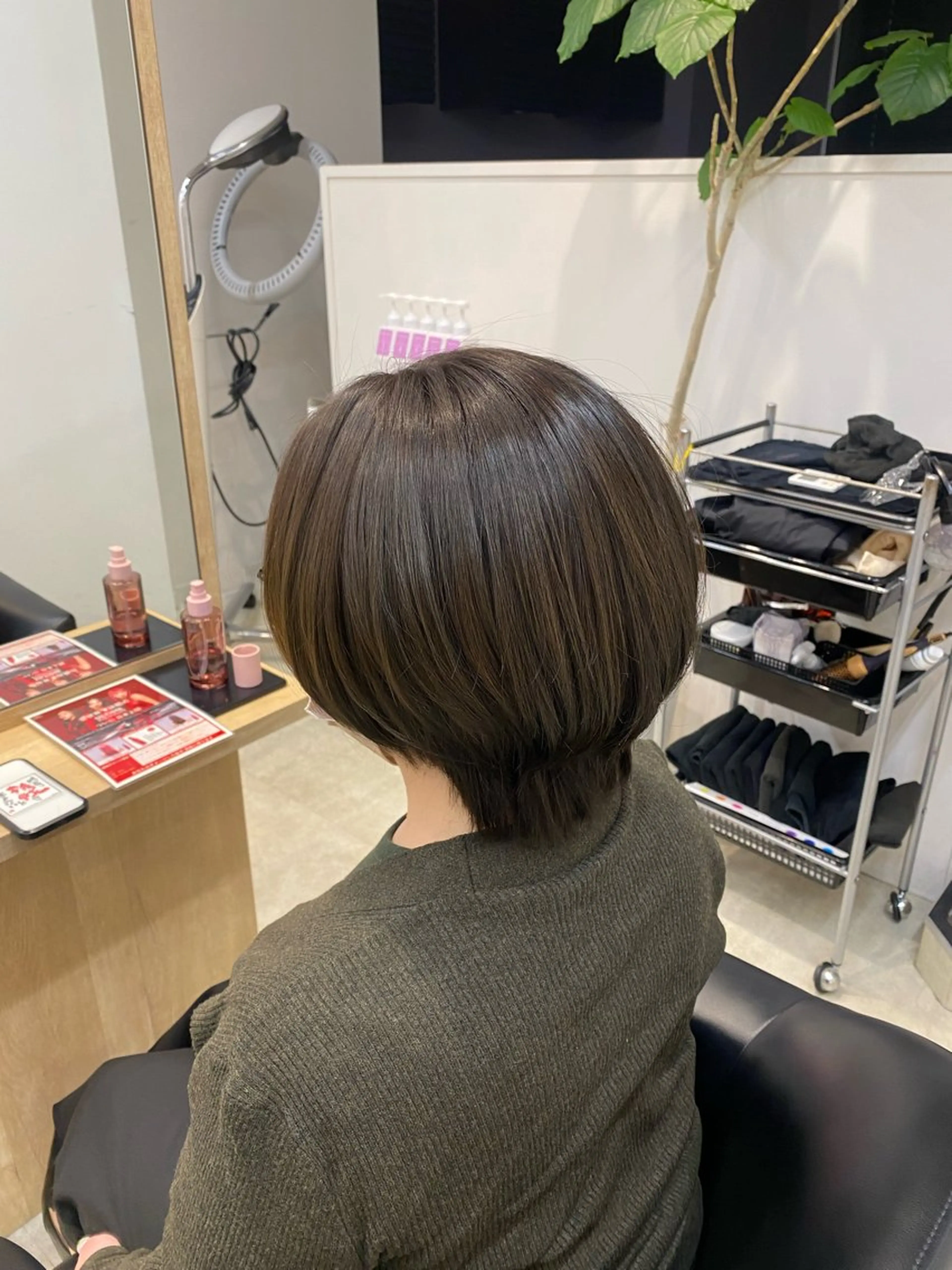 ショートヘア　カラーの写真