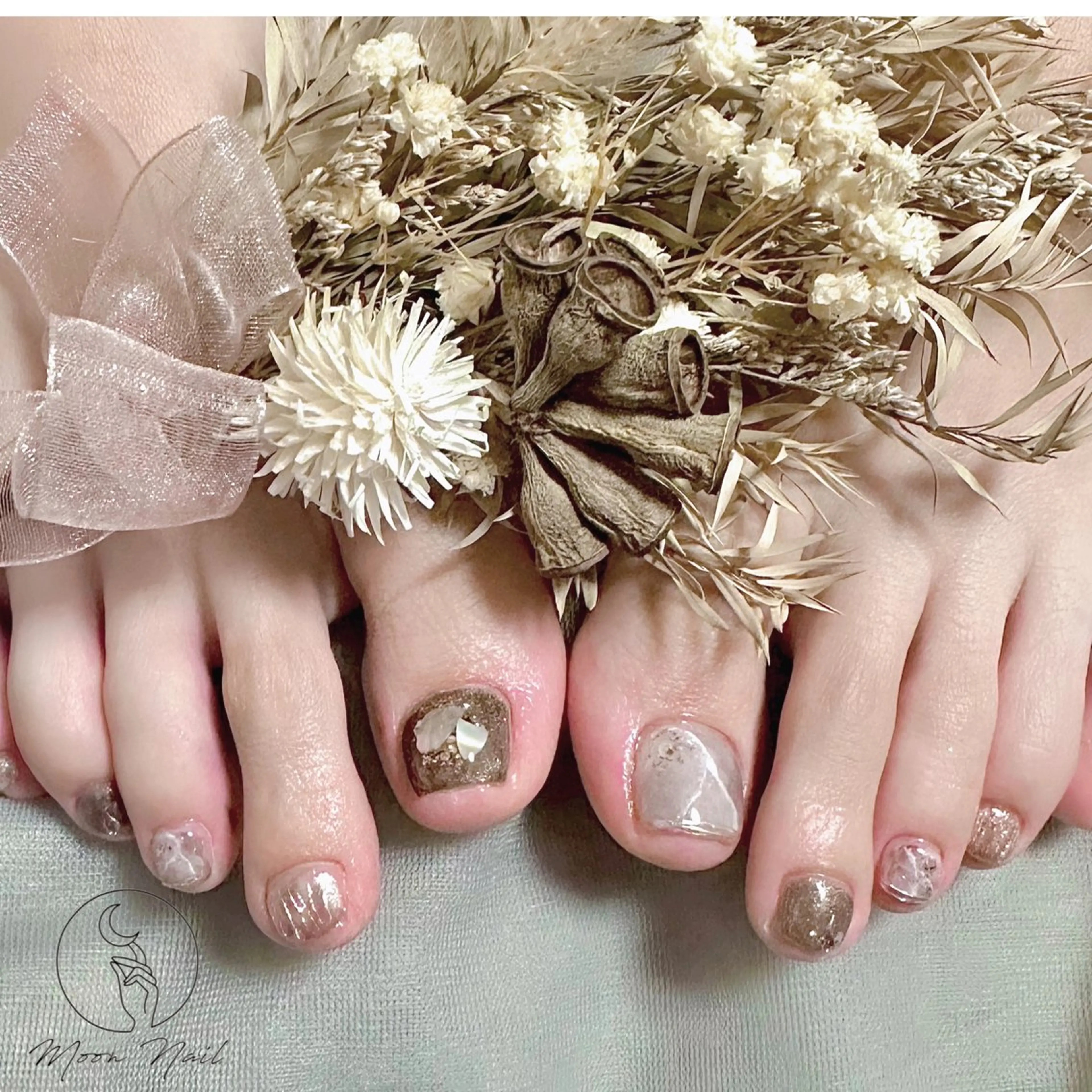 ⭐️特別価格⭐️フットスペシャルコース✨10本アートの写真