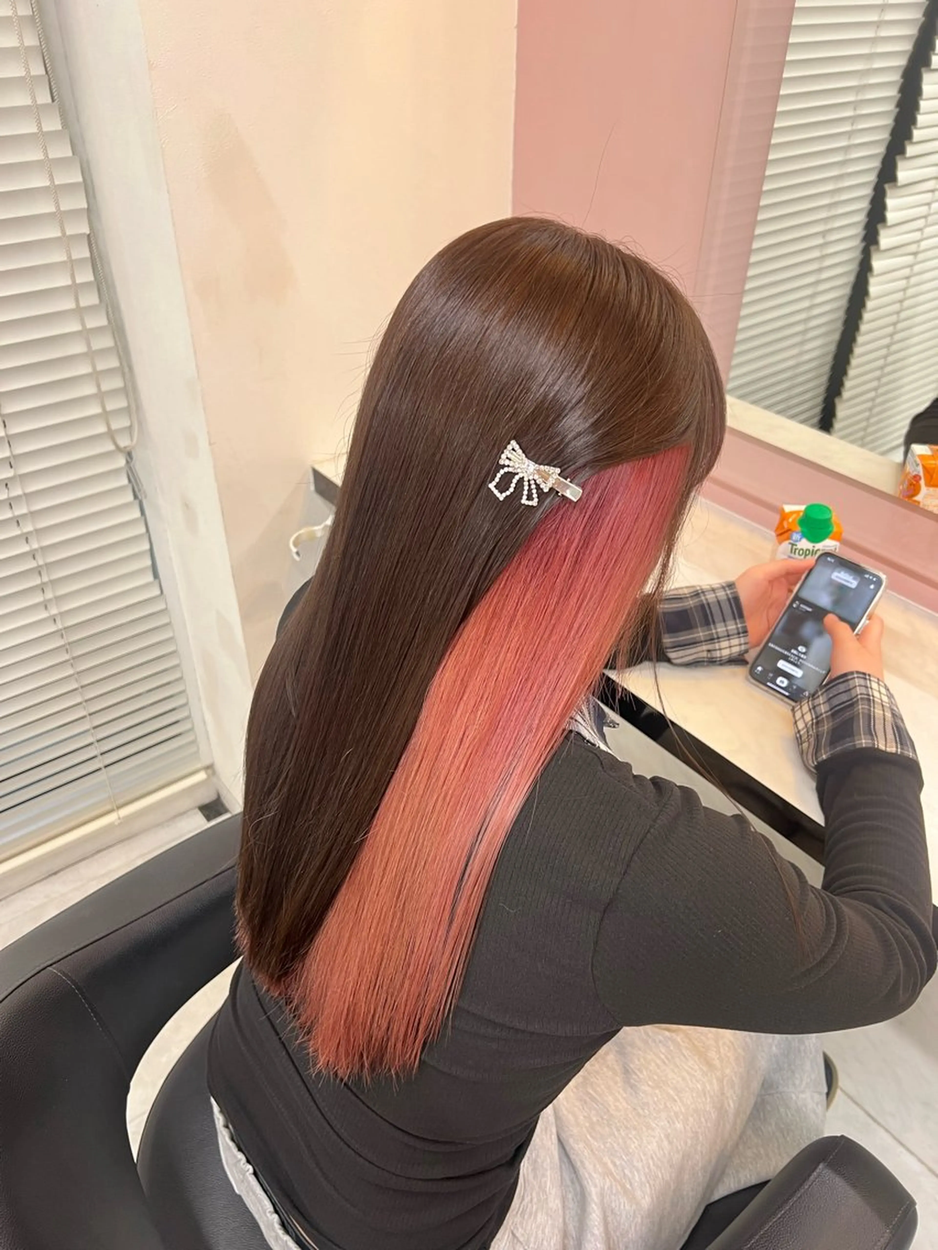 ミディアム カラー ブリーチ ブラウンカラー ラベンダーカラー ピンクカラー ピンクブラウン ヘアカラー トリートメント ヘアセット 愛され暖色♥️モテ 艶髪♥️りなのヘアスタイル