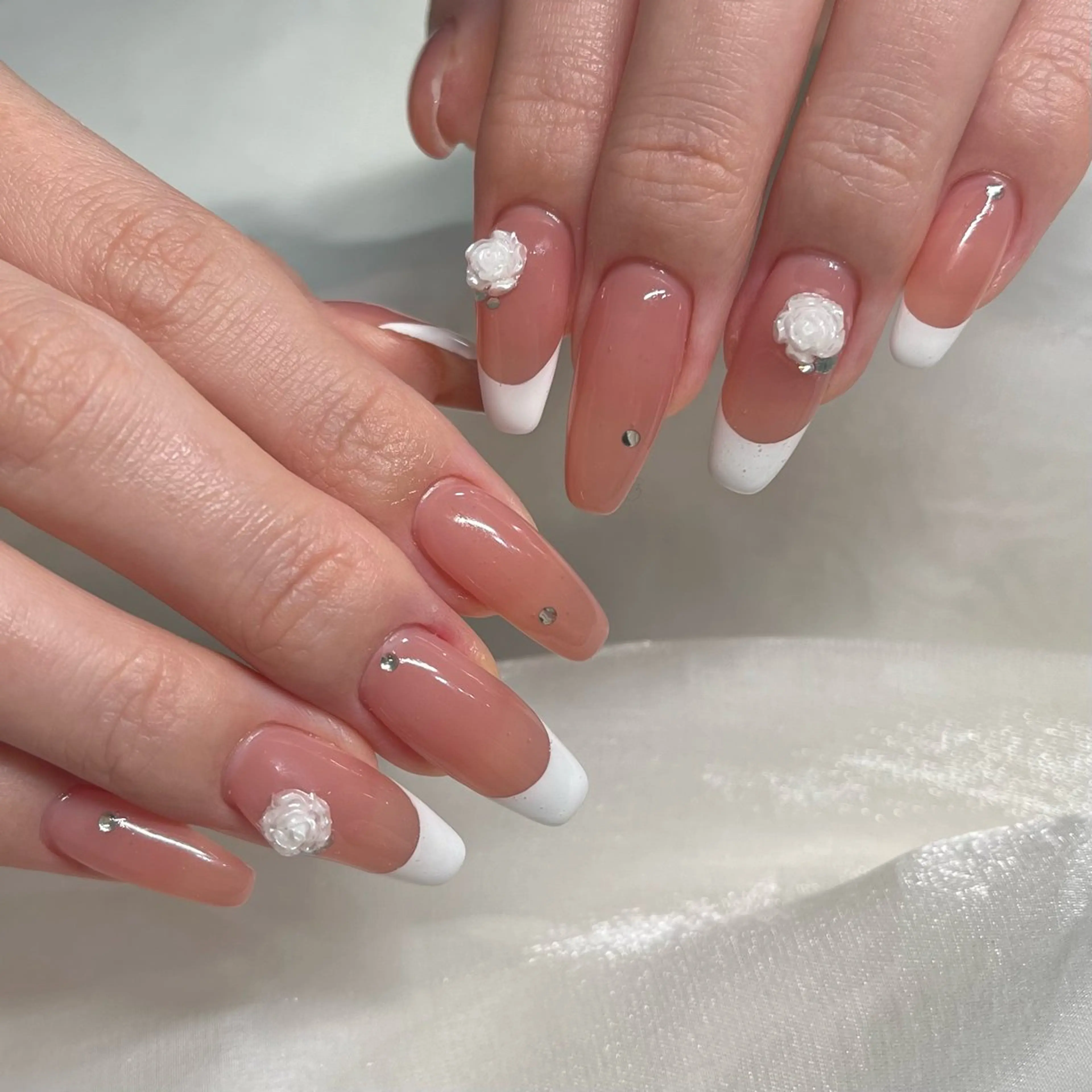 ネイル ハンドネイル joie ange rinna上本町のネイルデザイン