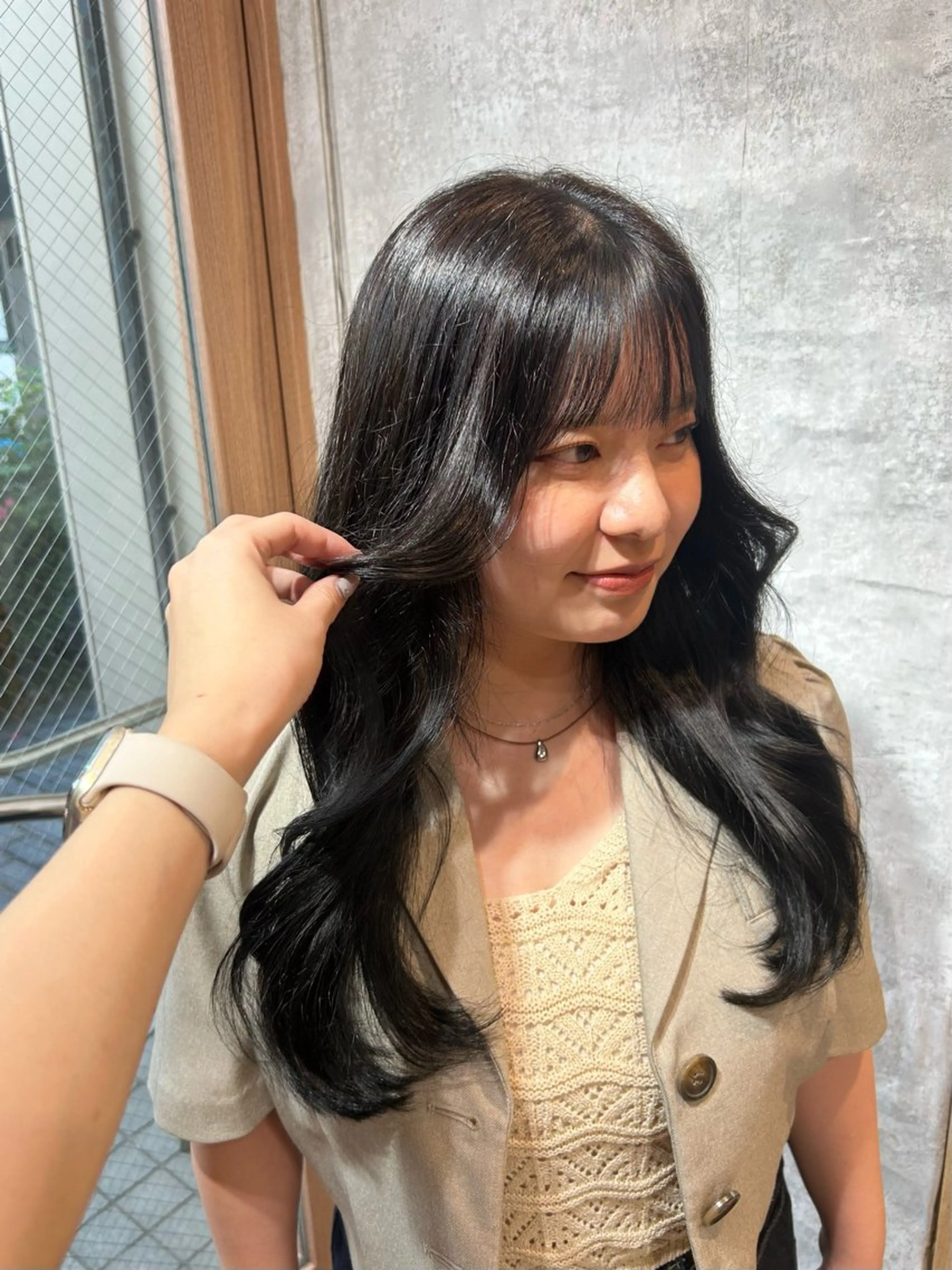 ロング カラー レイヤー/nail COCOROのヘアスタイル