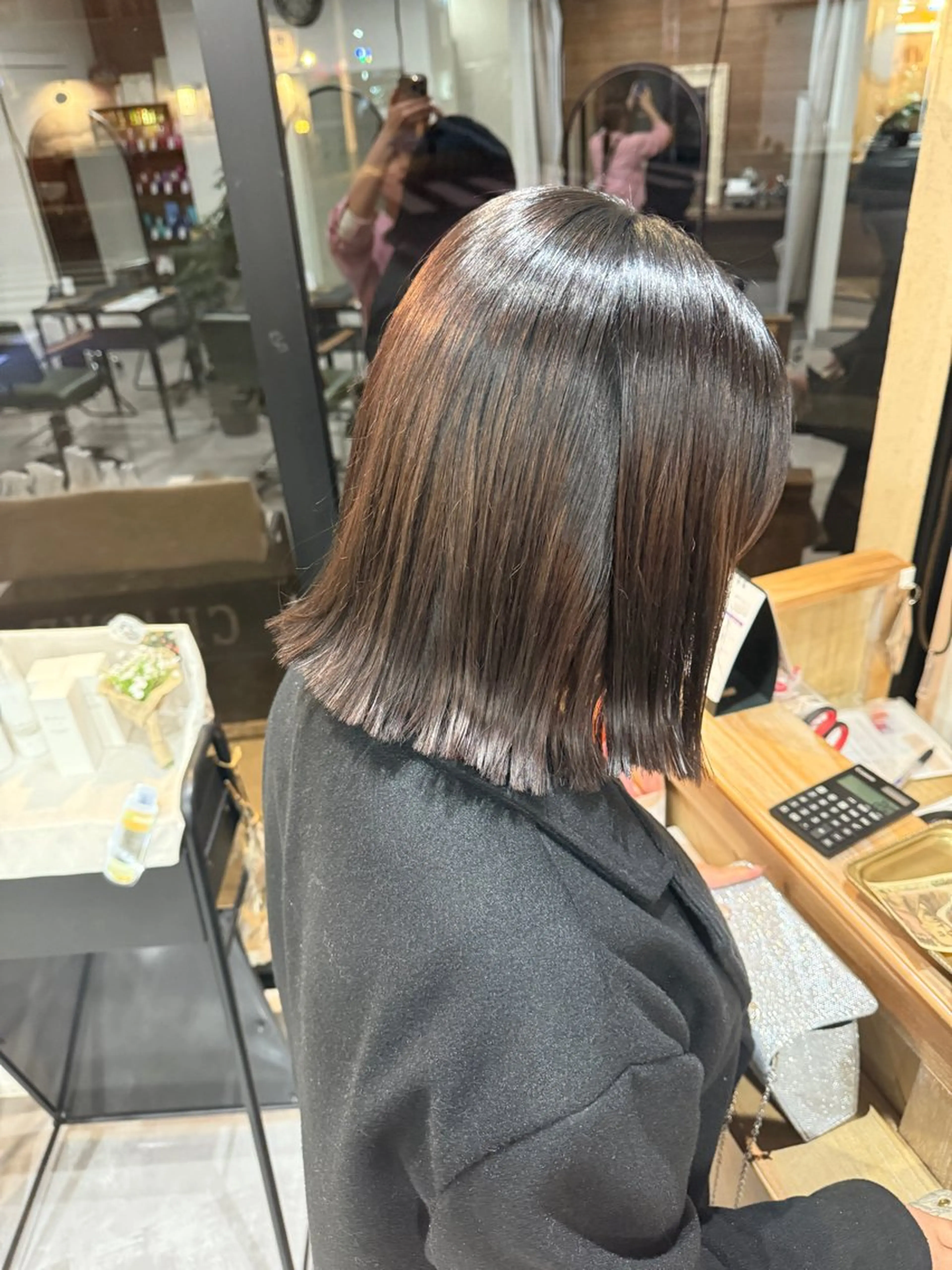 ショート オリーブ🫒レイヤー /平尾/りの‎🤍のヘアスタイル