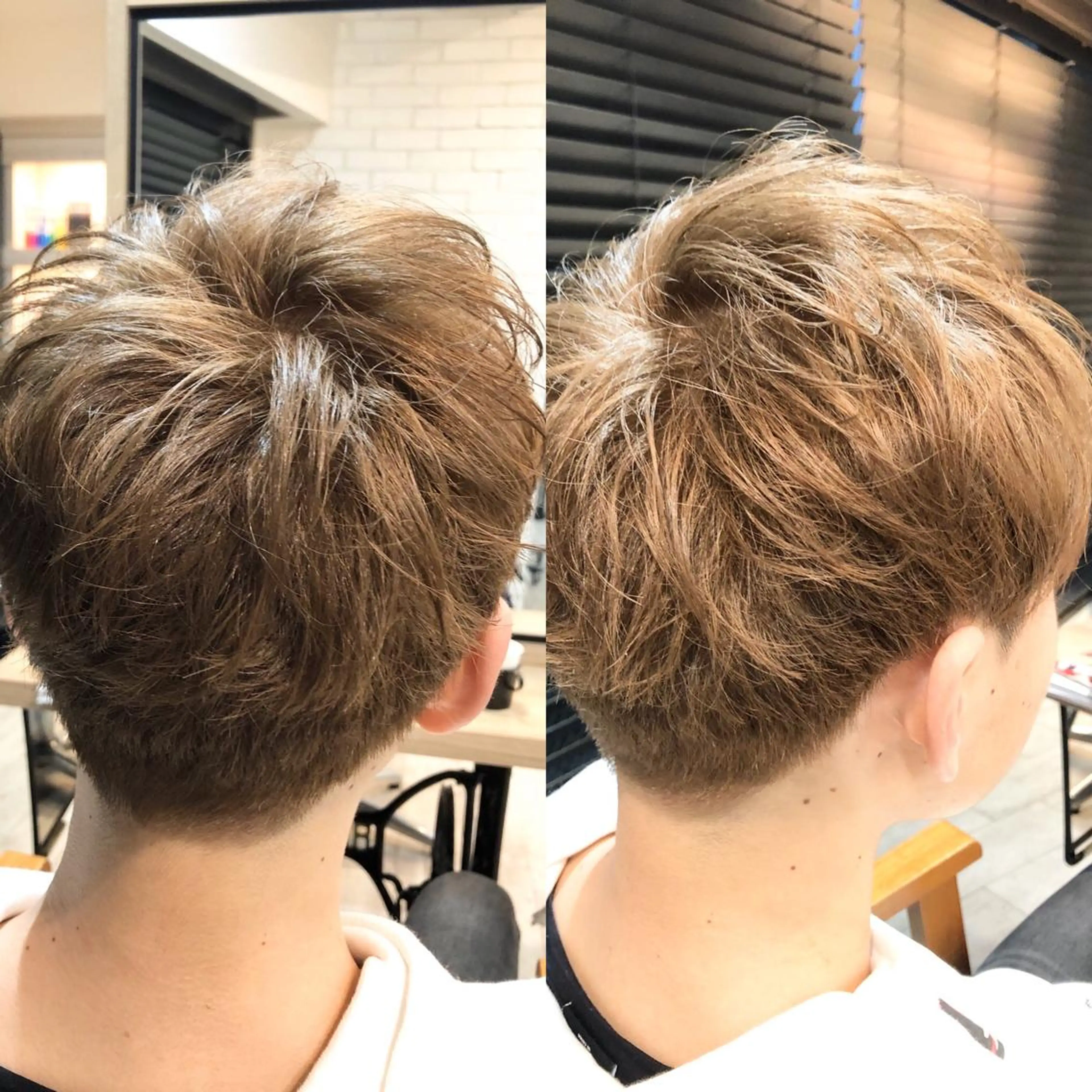 ショート カラー メンズ 柏/春日竜次 /髪質改善縮毛矯正のヘアスタイル